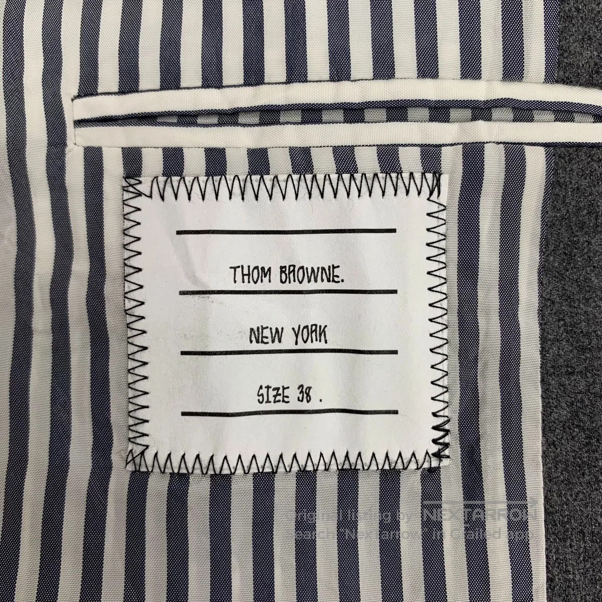 Thom Browne Thom Browne Colorblock Wool Lapel Blazer. Size US XS / EU 42 / 0 - 6 Thumbnail