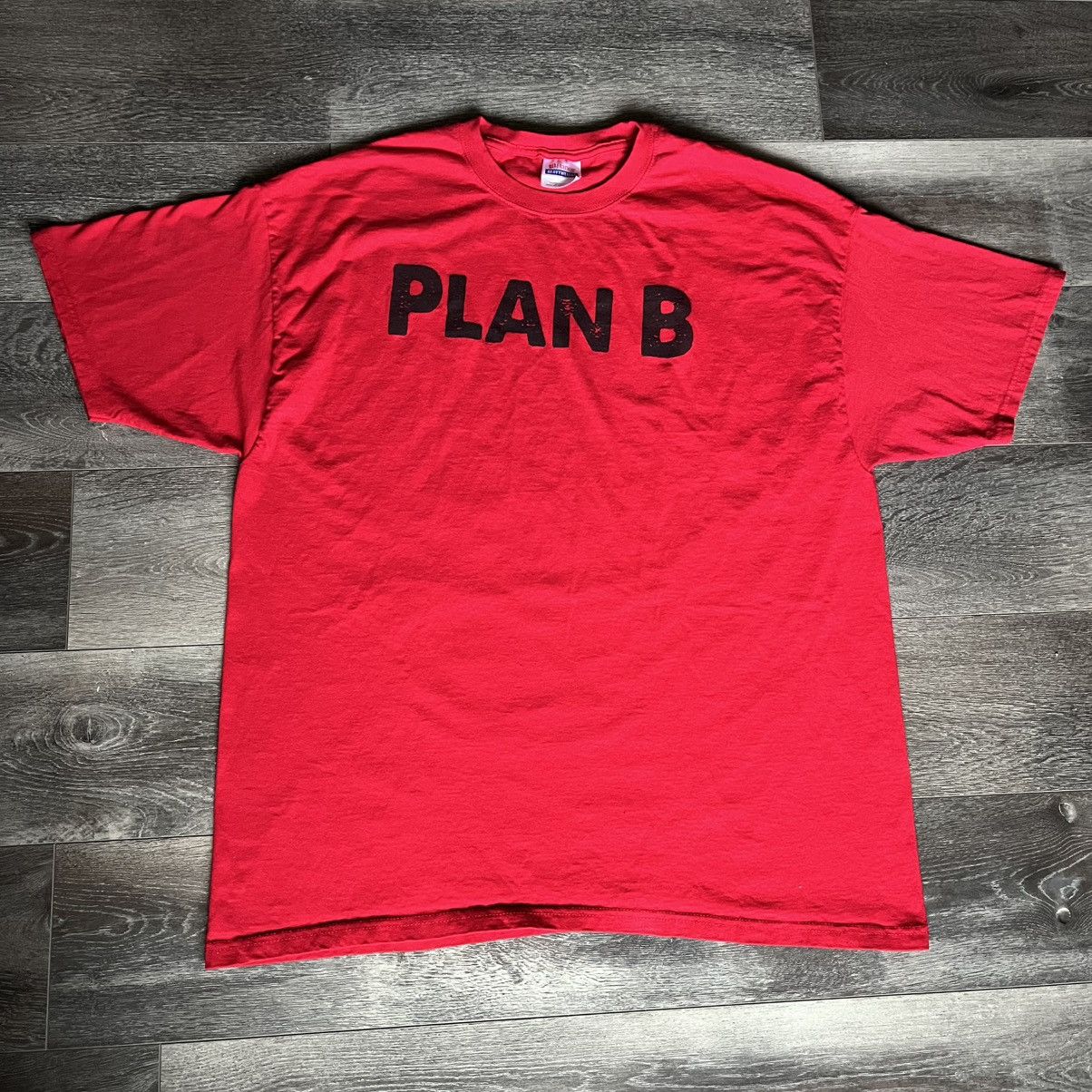 Vintage Vintage 2000s Plan B Abortion Medicine Parody Humor Logo Tee Size US XXL / EU 58 / 5 - 1 Thumbnail