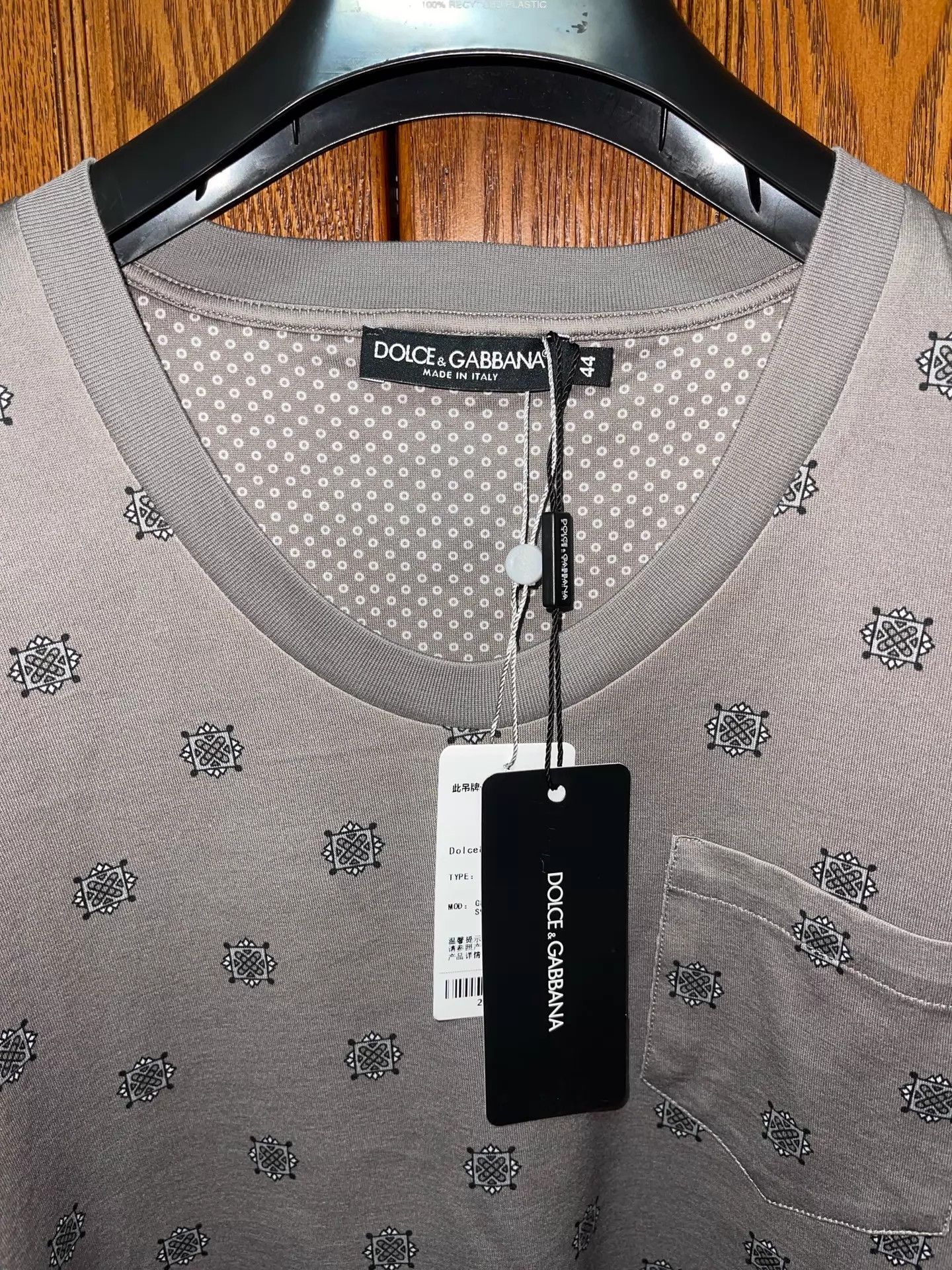 Dolce & Gabbana Dolce & Gabbana Slim Fit 100% Cotton SS Tee 44 Size US S / EU 44-46 / 1 - 3 Thumbnail