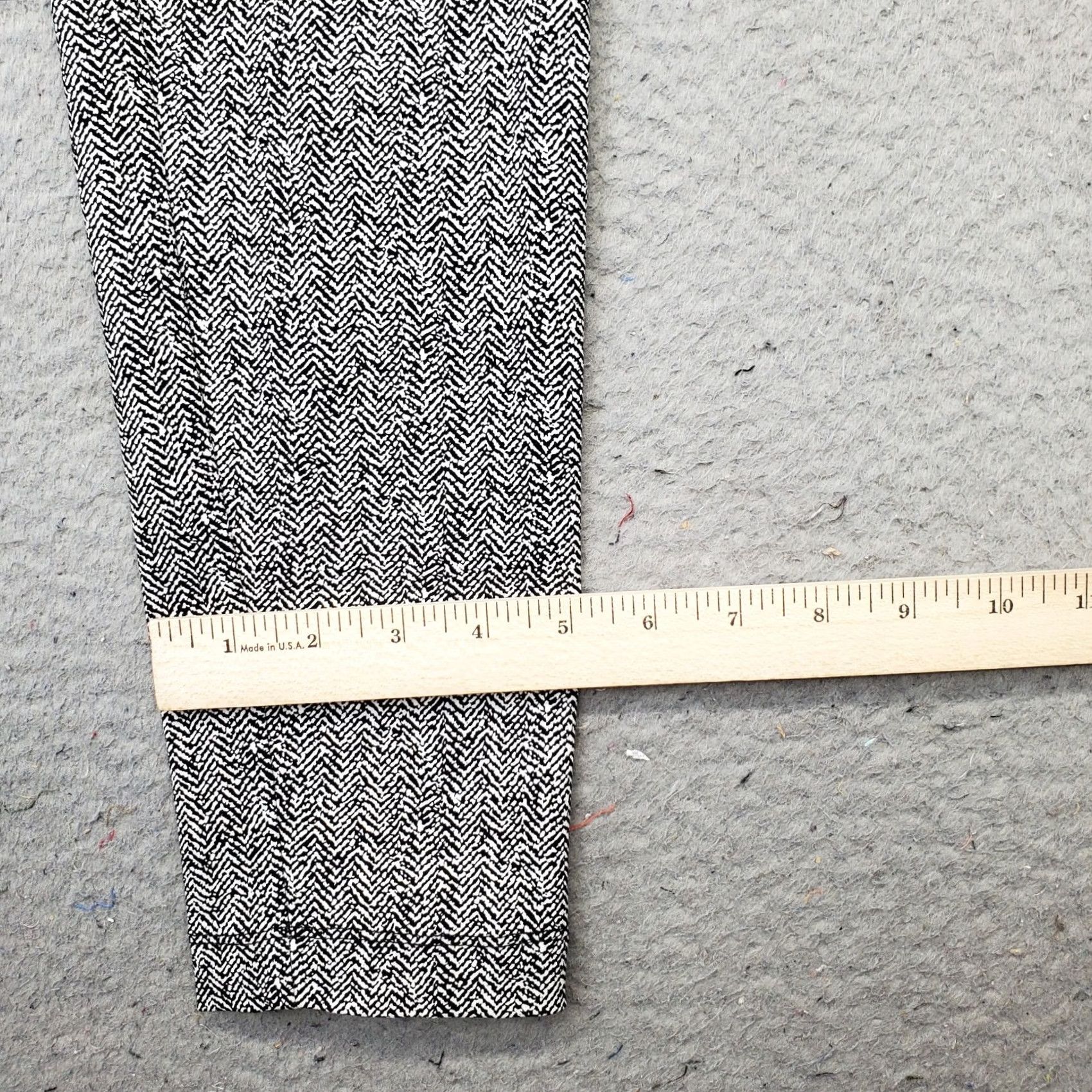 Worthington Worthington Pants Women's 4 Multi Herringbone Stretch High Waisted Skinny Leg Pants Size 27" / US 4 / IT 40 - 5 Thumbnail