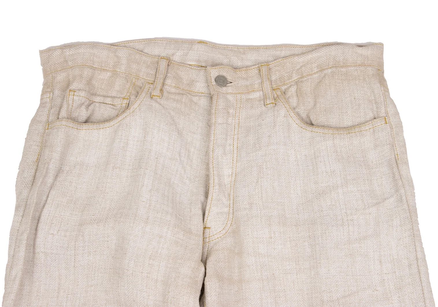 Yohji Yamamoto Yohji Yamamoto Pigment Print Linen Pants Size US 36 / EU 52 - 2 Thumbnail