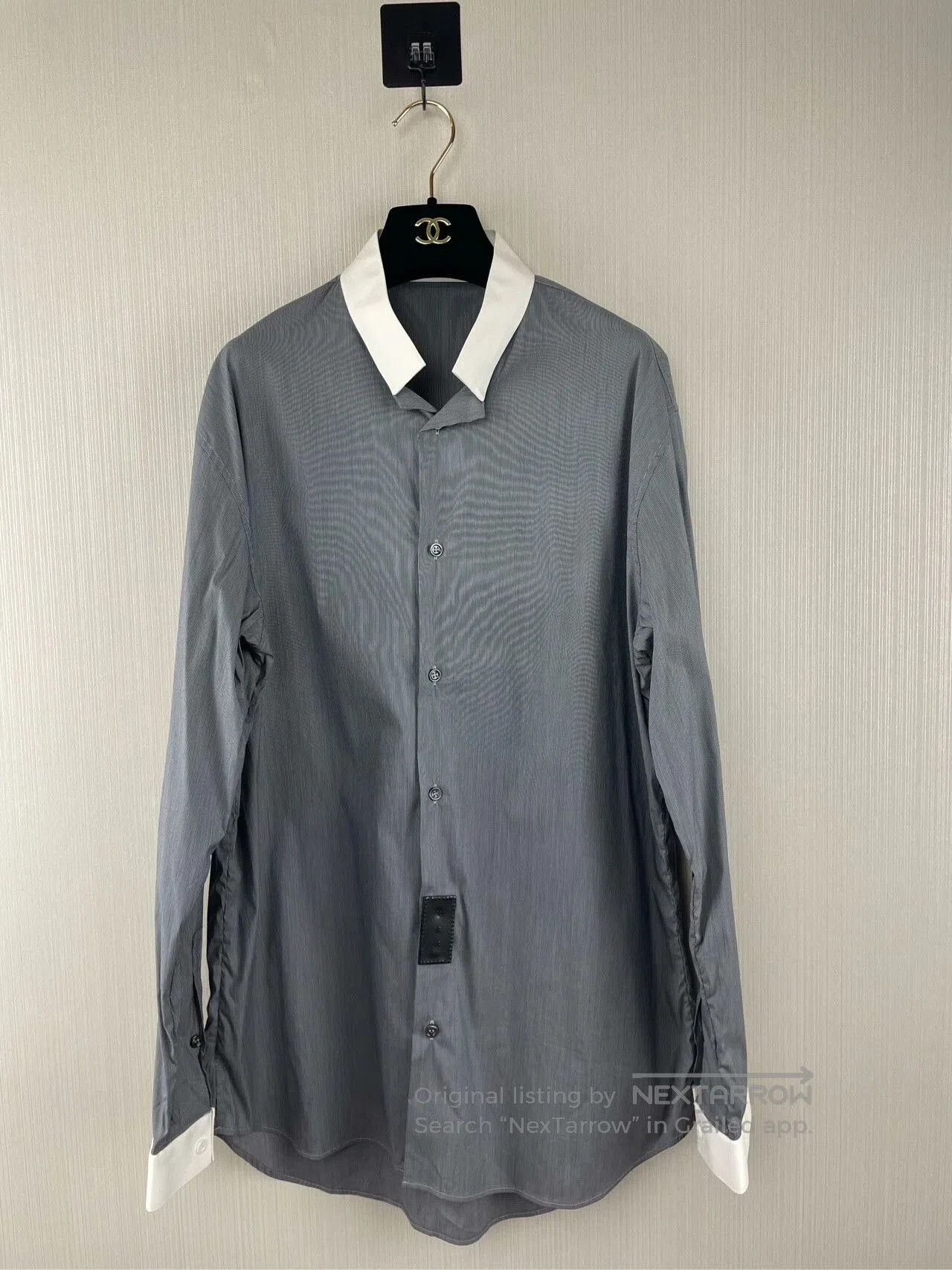 Dior Dior Leather Tag Shirt Size 40. Size US M / EU 48-50 / 2 - 1 Thumbnail