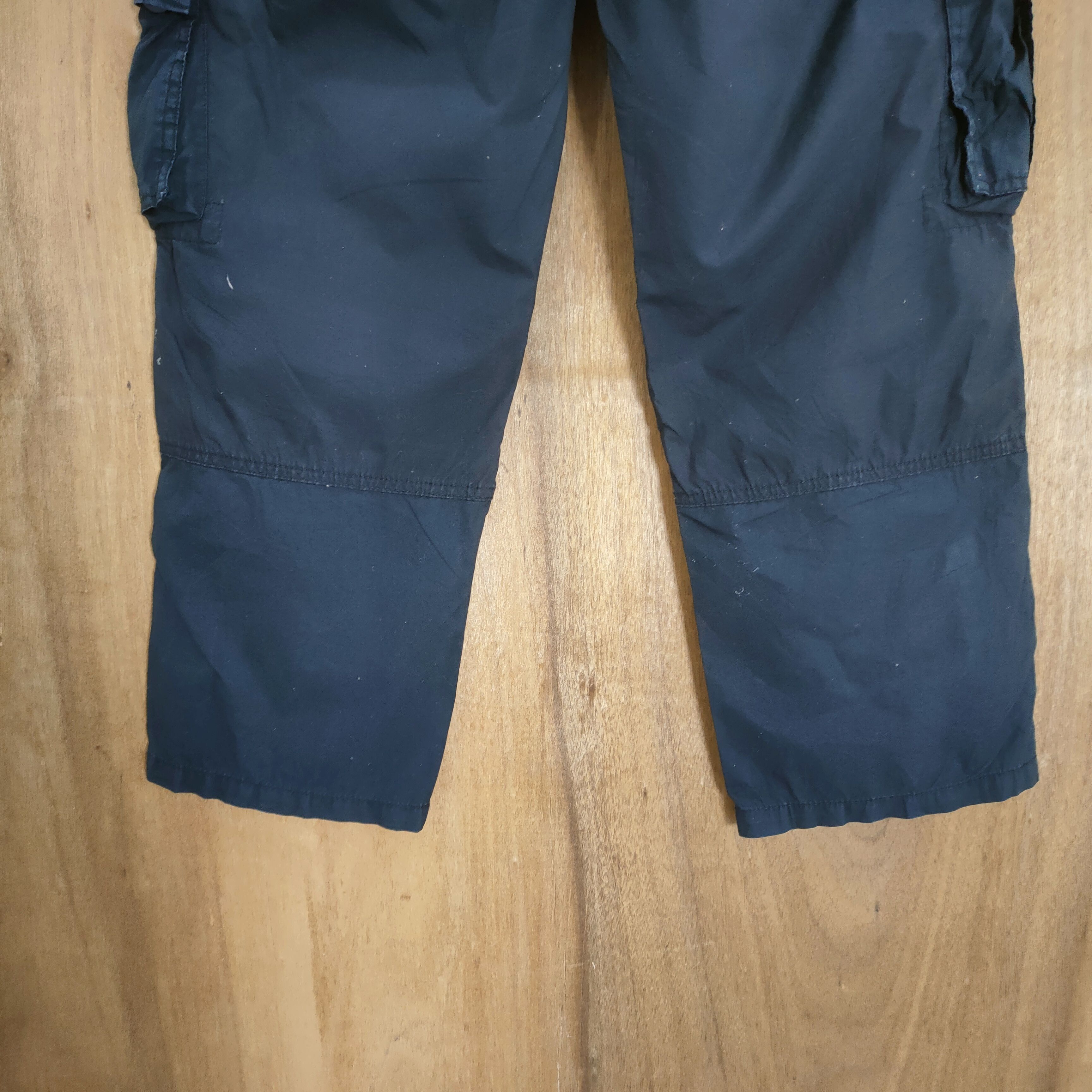 Japanese Brand BARCEDOS BLACK MULTIPOCKET CARGO PANTS Size US 32 / EU 48 - 8 Thumbnail