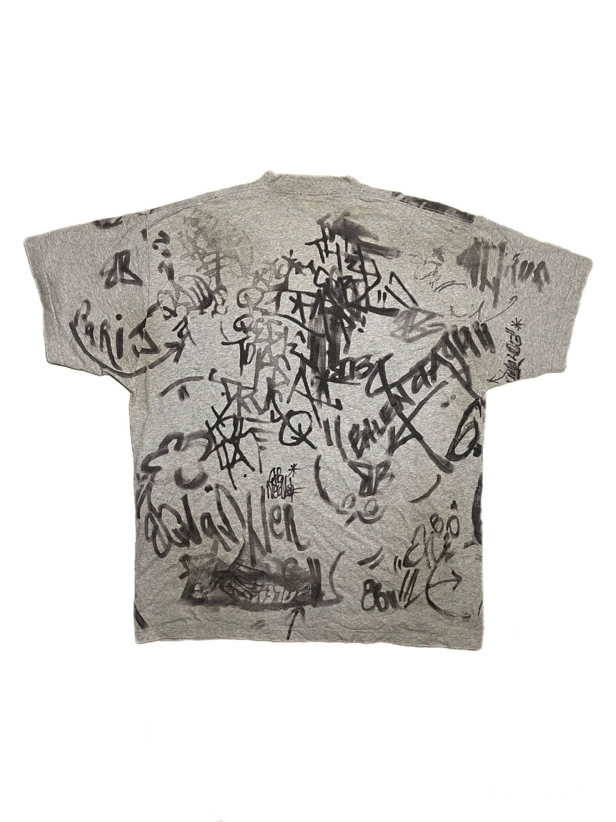 Balenciaga Skater Graffiti T-Shirt Size US L / EU 52-54 / 3 - 2 Thumbnail