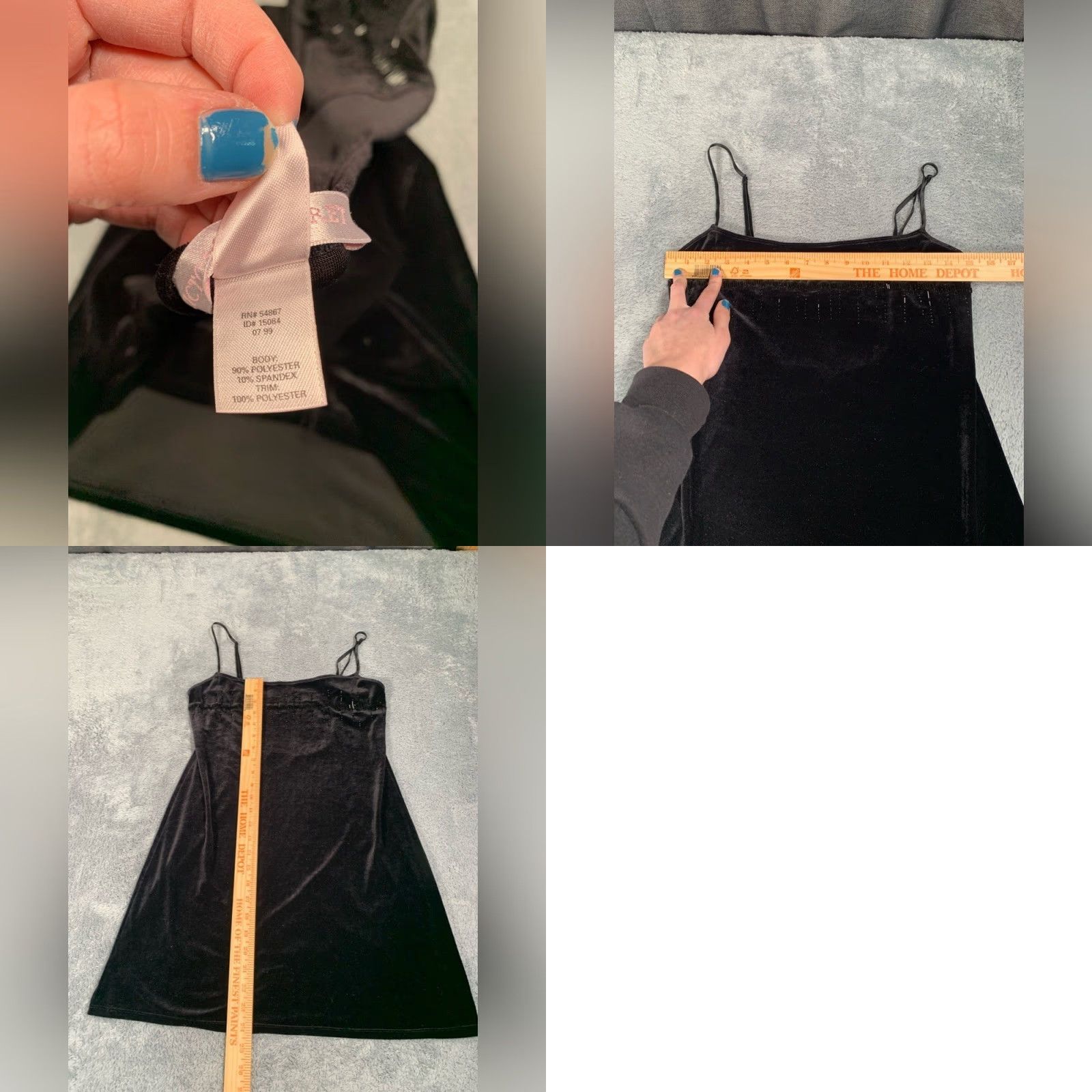 Victoria's Secret Victoria's Secret Elegant Black Velvet Chemise Medium User: Victoria's Secret Elegant Black Velvet Chemise Medium Size M / US 6-8 / IT 42-44 - 8 Thumbnail