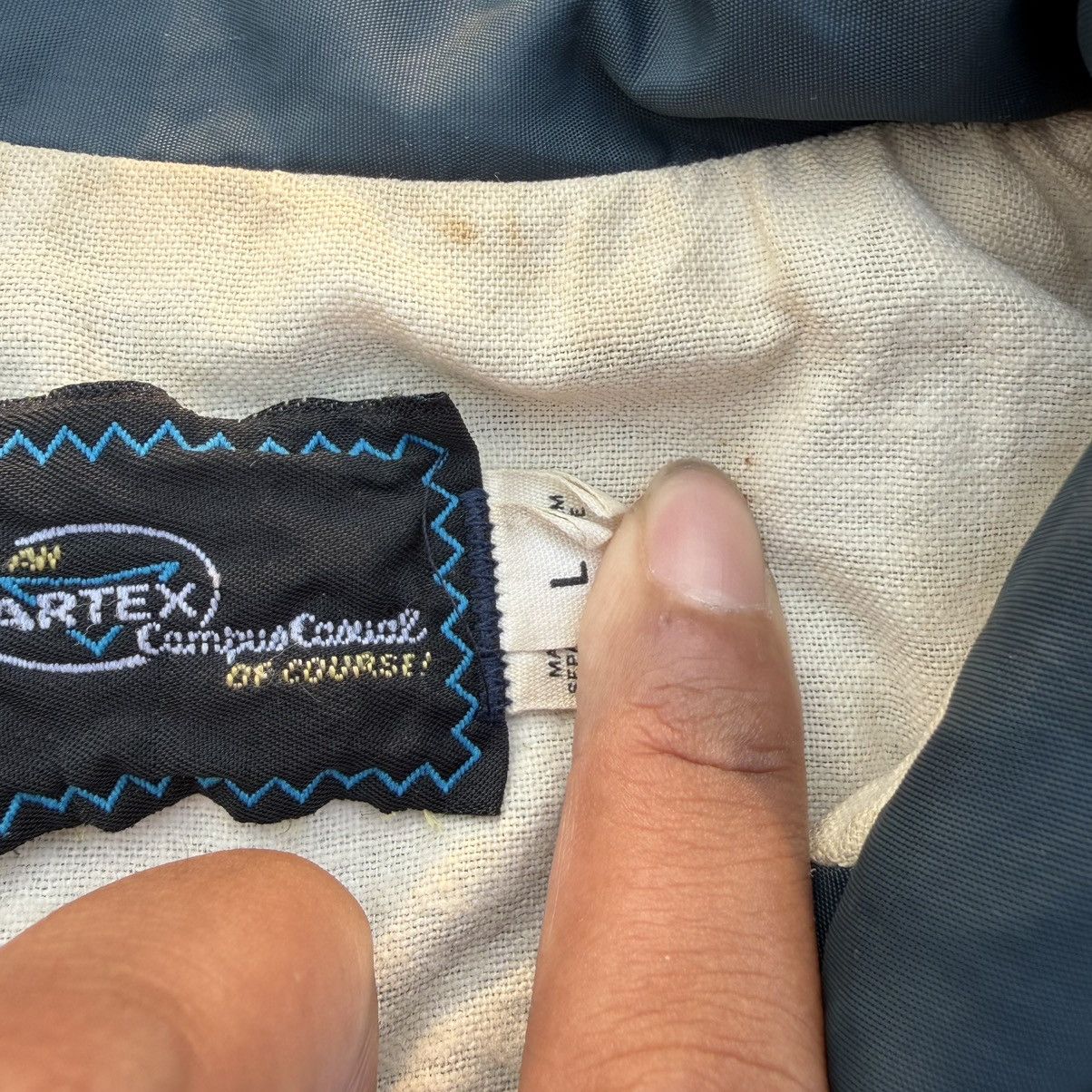 Vintage NAVY 70’ Size US XL / EU 56 / 4 - 4 Thumbnail