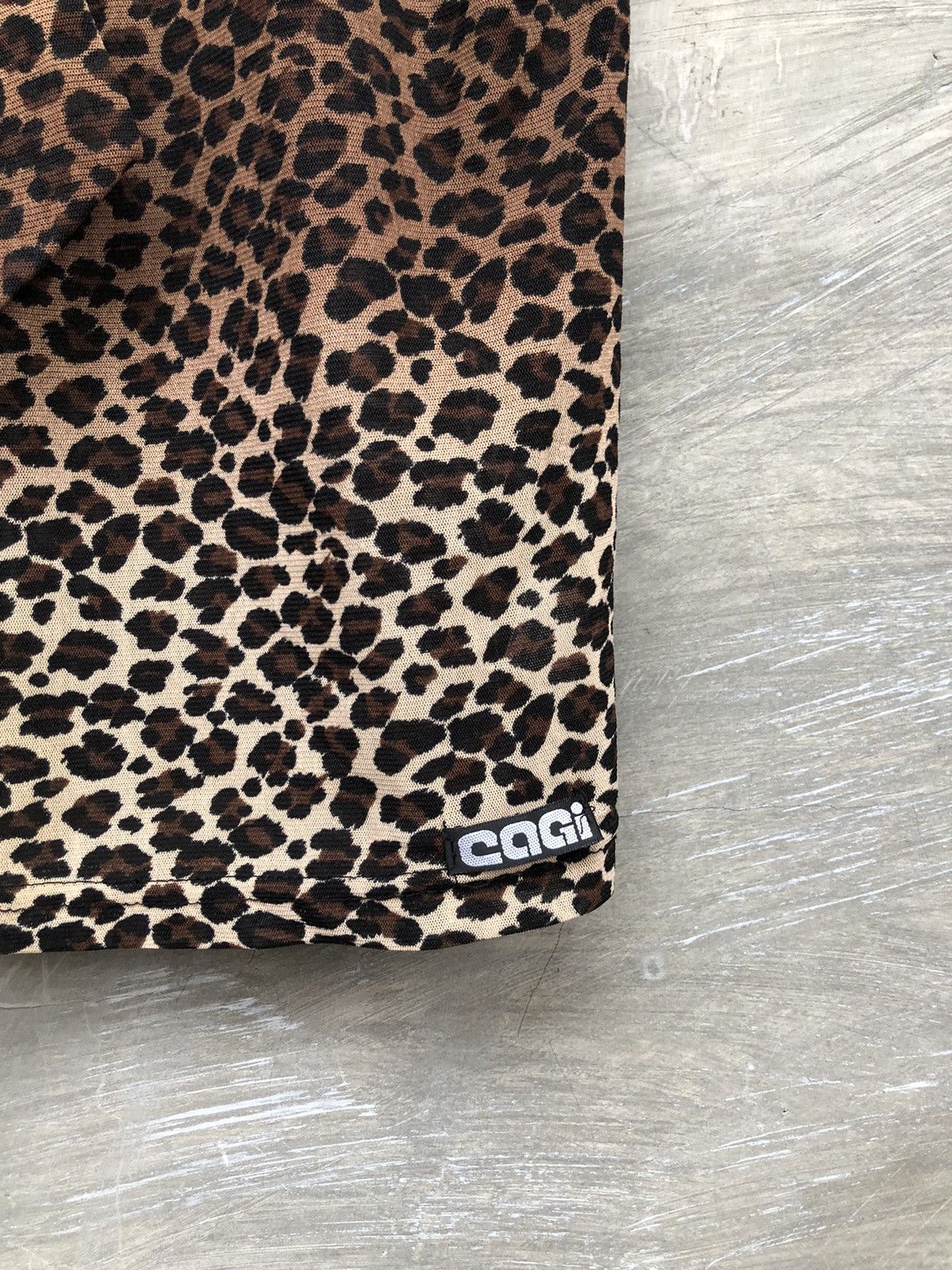 Japanese Brand Y2K Leopard Pattern Blouse Tops Women Size M / US 6-8 / IT 42-44 - 6 Thumbnail