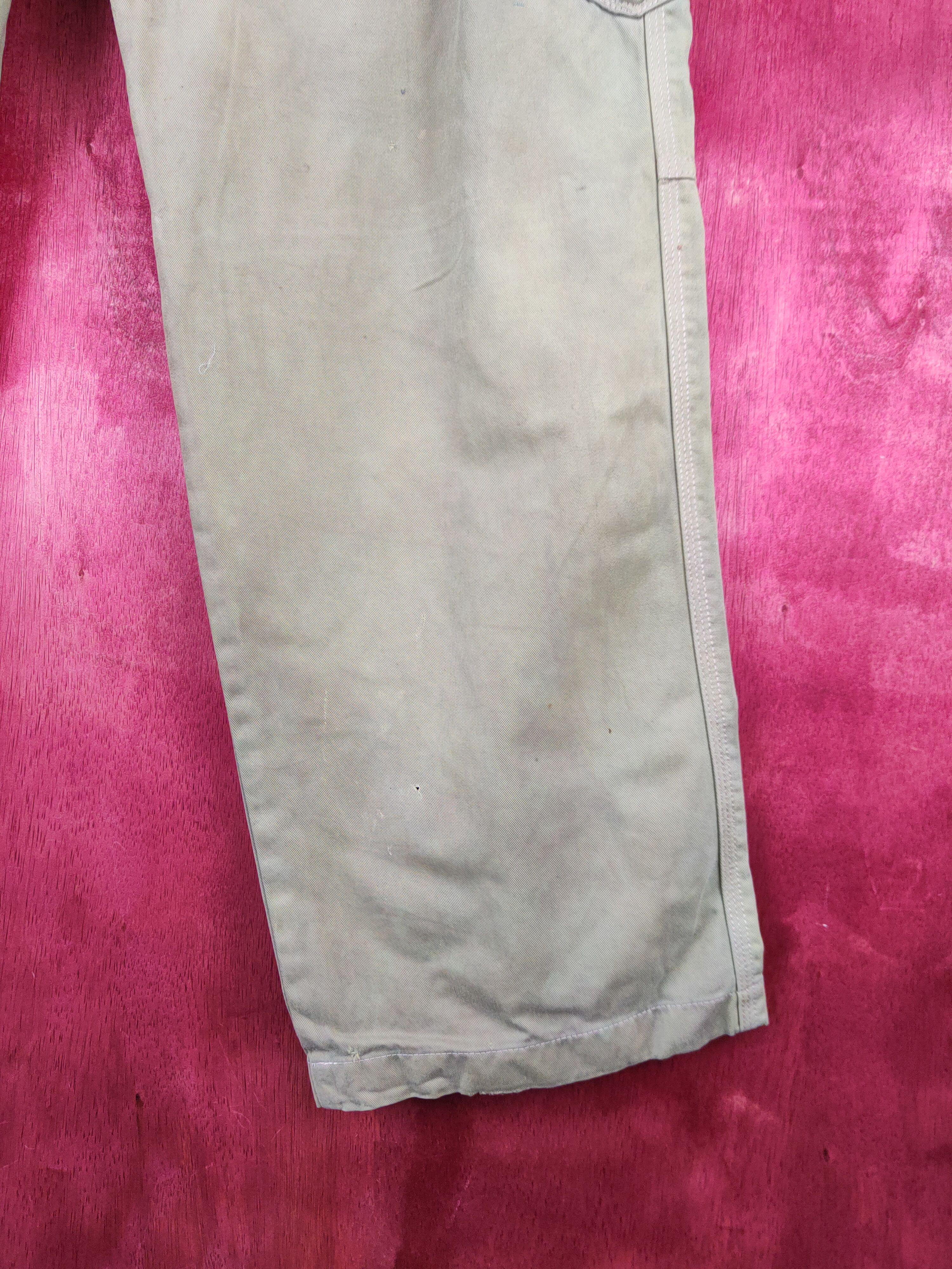 Japanese Brand Evenriver Green Faded Multipocket Cargo Pants #S2121 Size US 34 / EU 50 - 6 Thumbnail