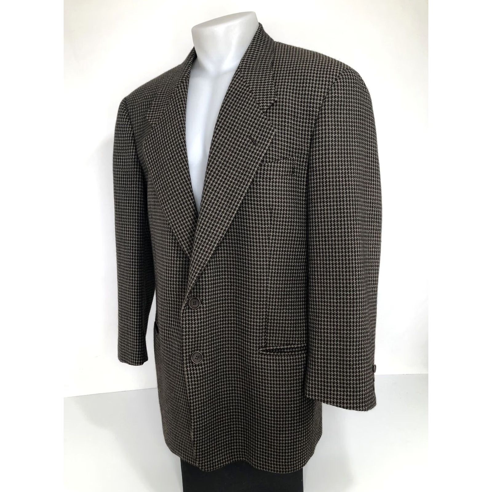 Giorgio Armani Giorgio Armani / Italy 42R Wool Blazer SportCoat Jacket Mens Brown 90% Wool Blazer AA Size 42R - 3 Thumbnail