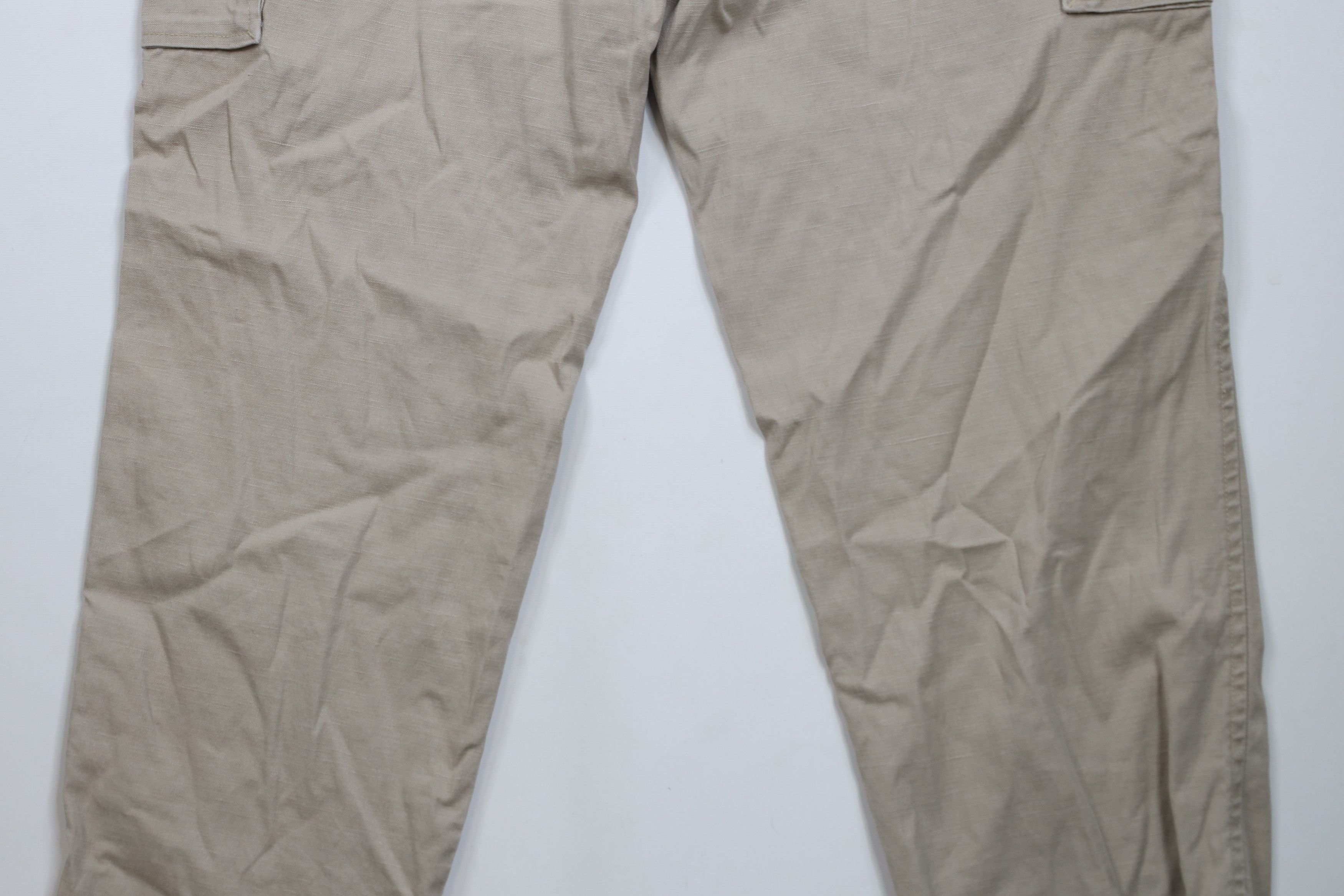 Tommy Hilfiger × Vintage Vintage 90s Tommy Hilfiger Linen Blend Wide Leg Cargo Pants Size US 36 / EU 52 - 12 Thumbnail