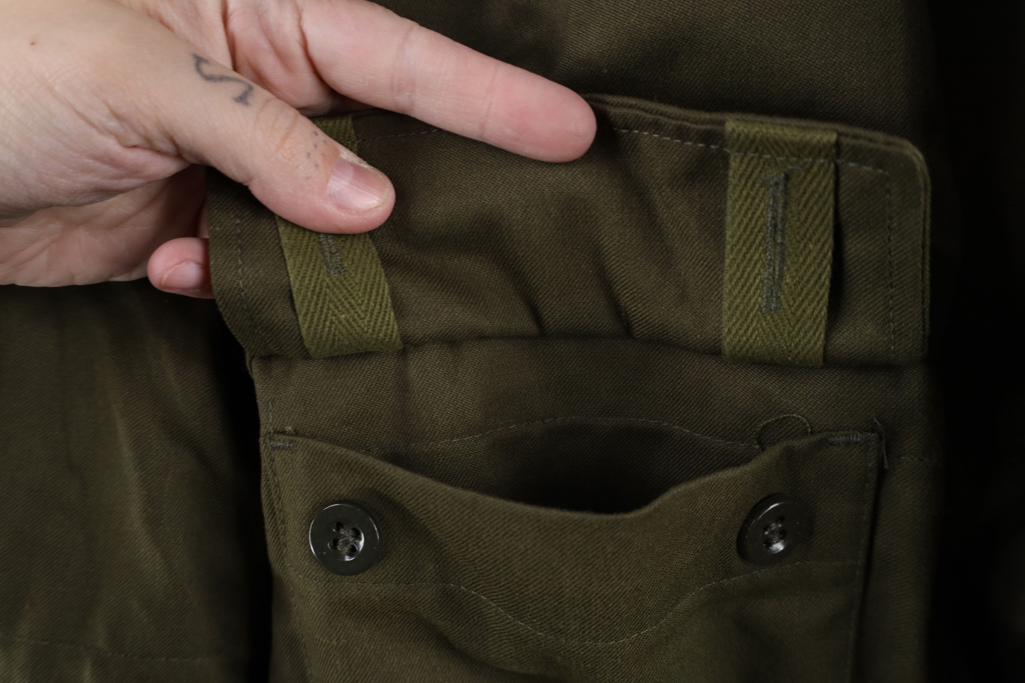 Vintage Vintage 90s Lined Field Combat Parka Jacket Coat Green Size US XL / EU 56 / 4 - 5 Thumbnail