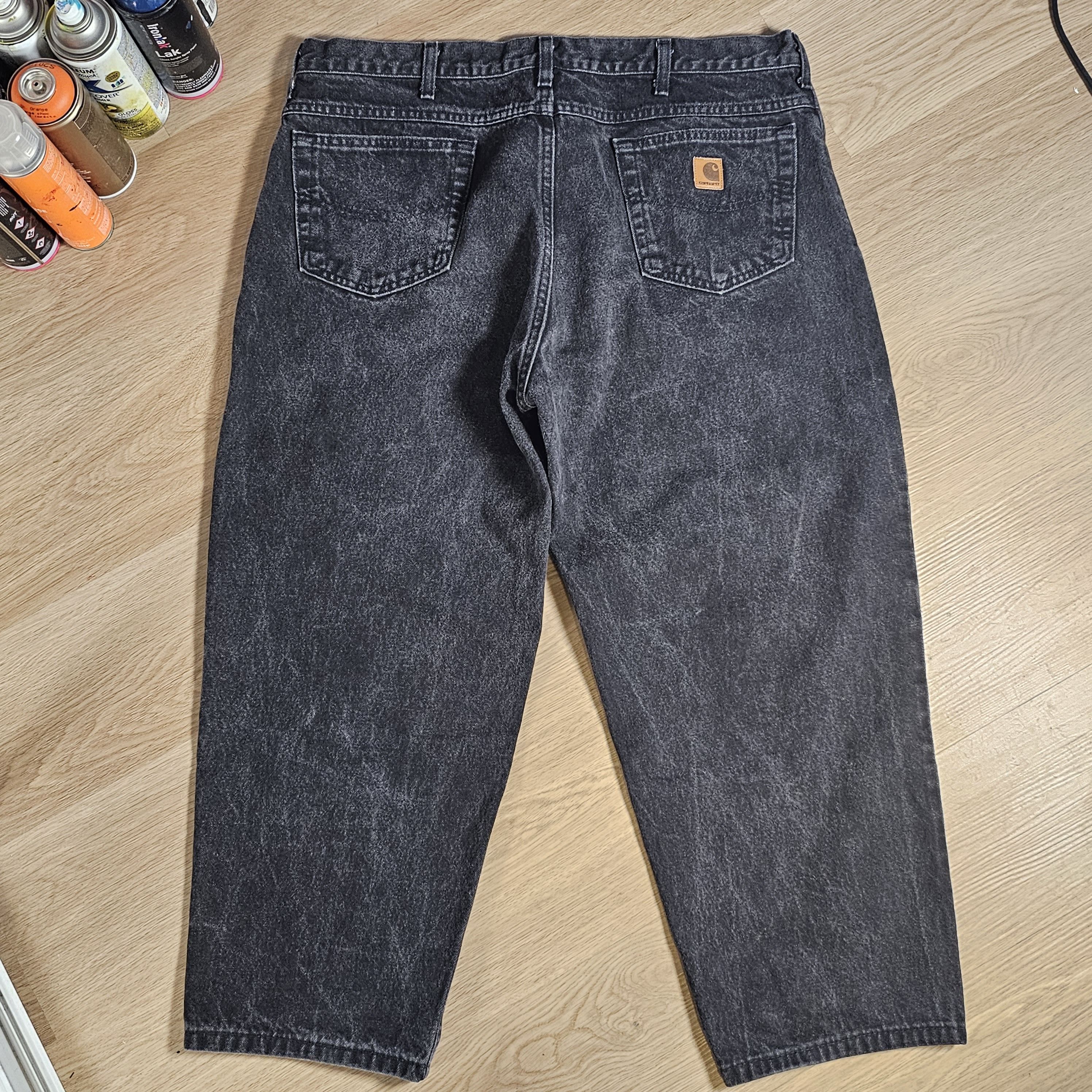 Carhartt Carhartt Black Stone Wash Faded Size US 42 / EU 58 - 2 Thumbnail