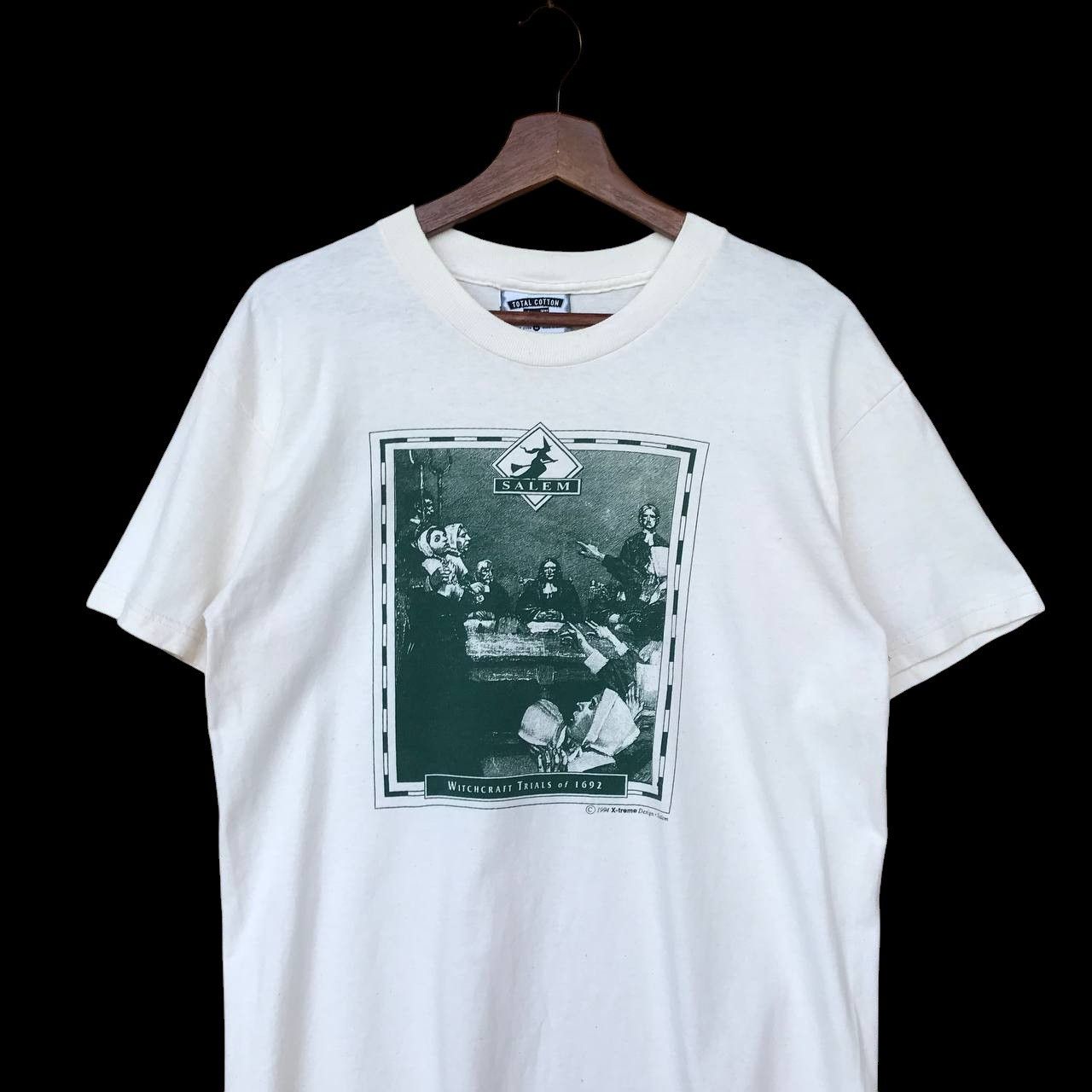 Salem Sportswear × Vintage RARE VINTAGE 1994 SALEM XTREME DESIGN WITCHCRAFT TRIALS Size US M / EU 48-50 / 2 - 2 Thumbnail