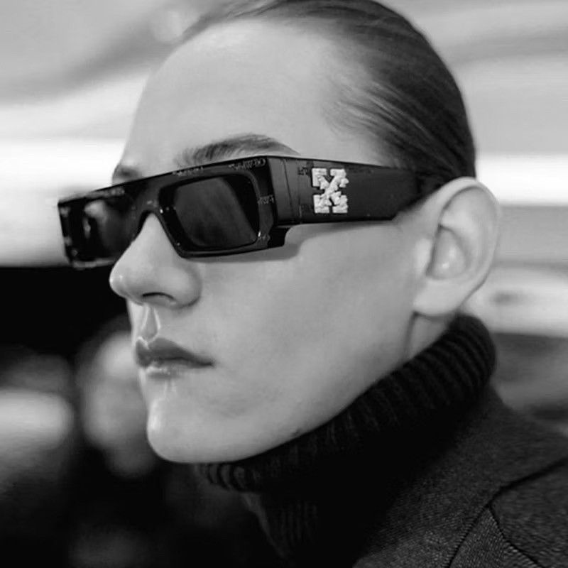 New X-print Sunglasses UNISEX Small Square Glasses Punk