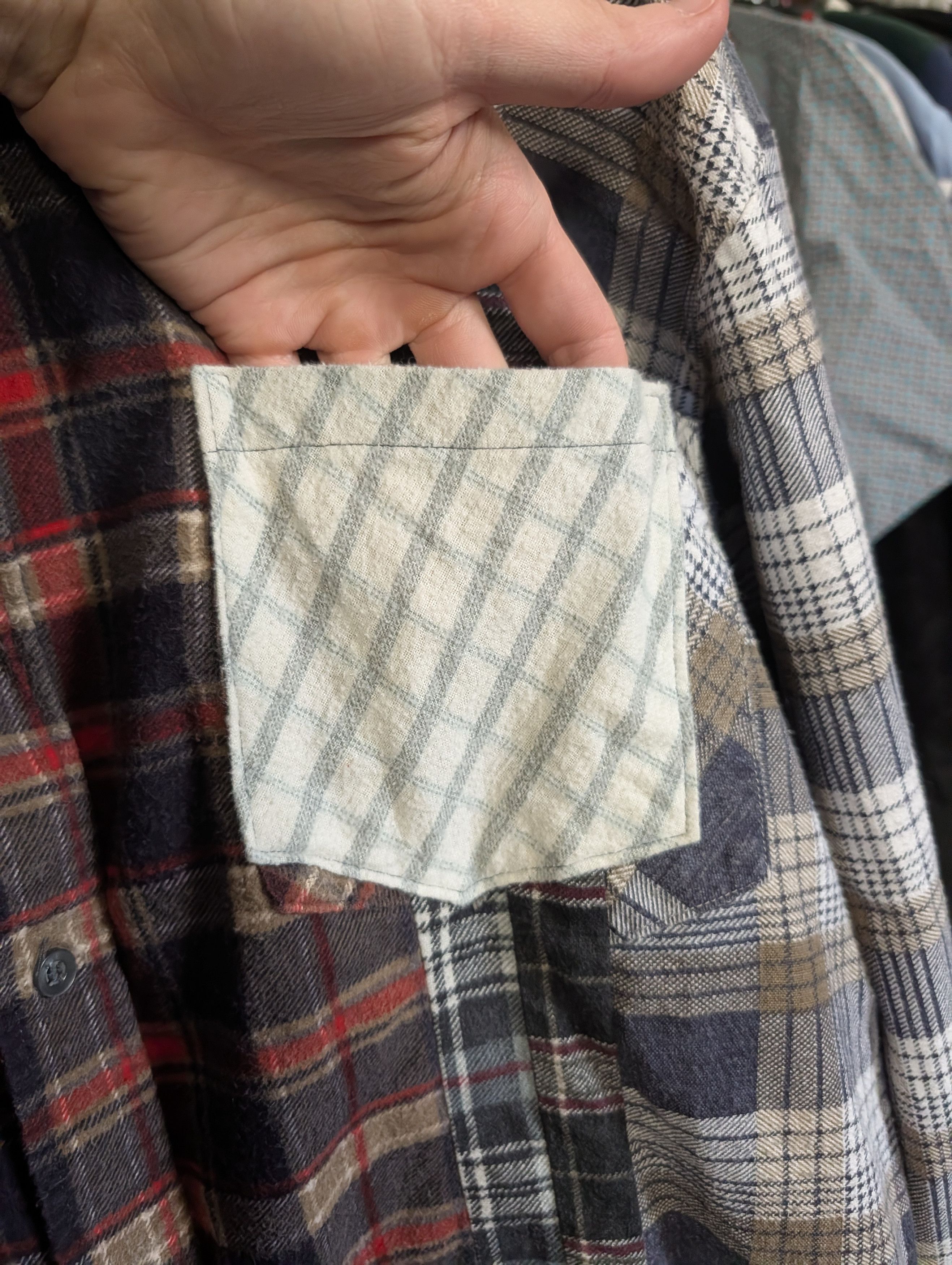 Needles REBUILD BY NEEDLES 1/1 Patchwork Flannel Shirt M Size US M / EU 48-50 / 2 - 4 Thumbnail