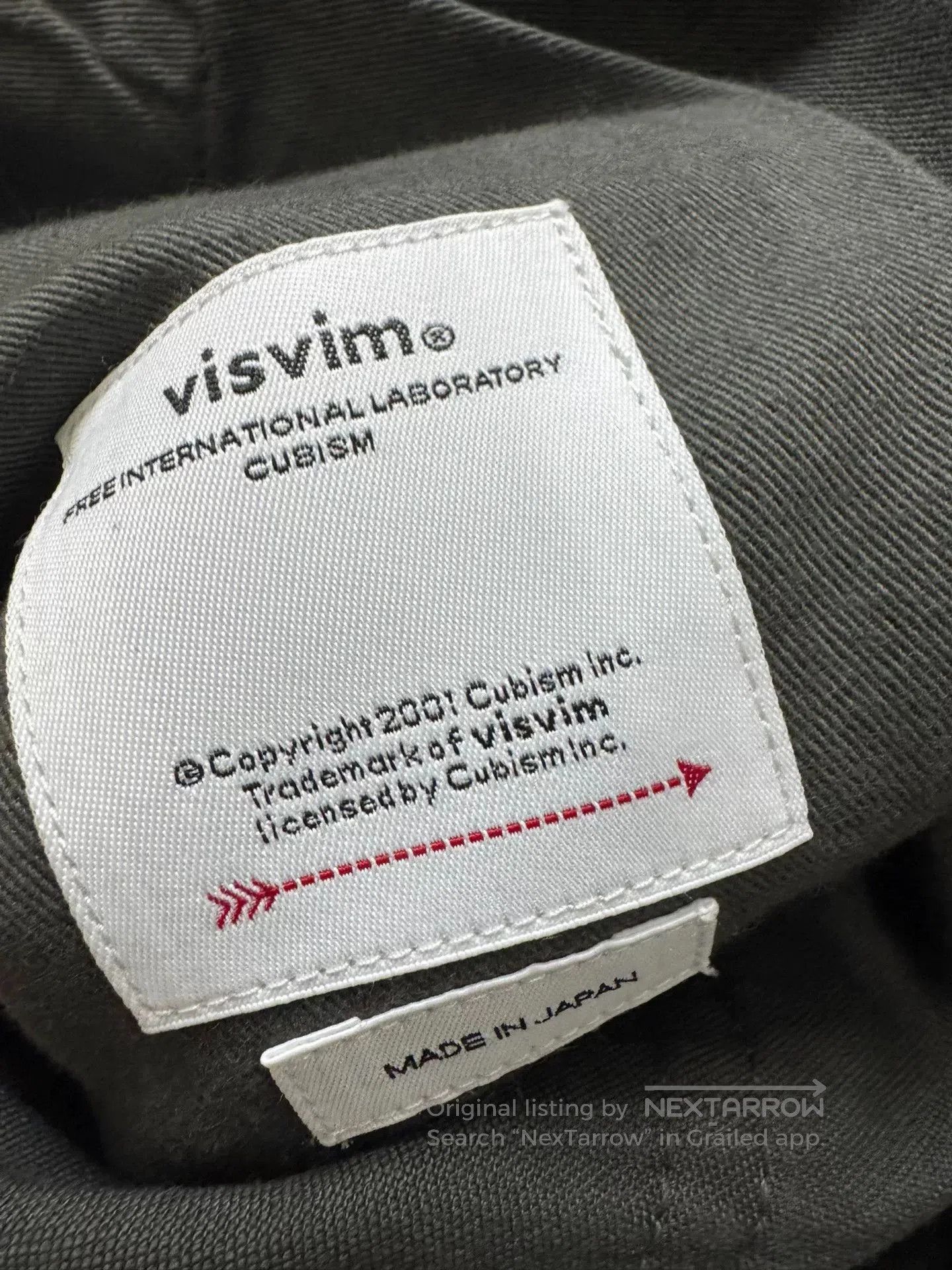 Visvim VISVIM FLUXUS 10 MOLESKIN Charcoal. Size US 28 / EU 44 - 2 Thumbnail