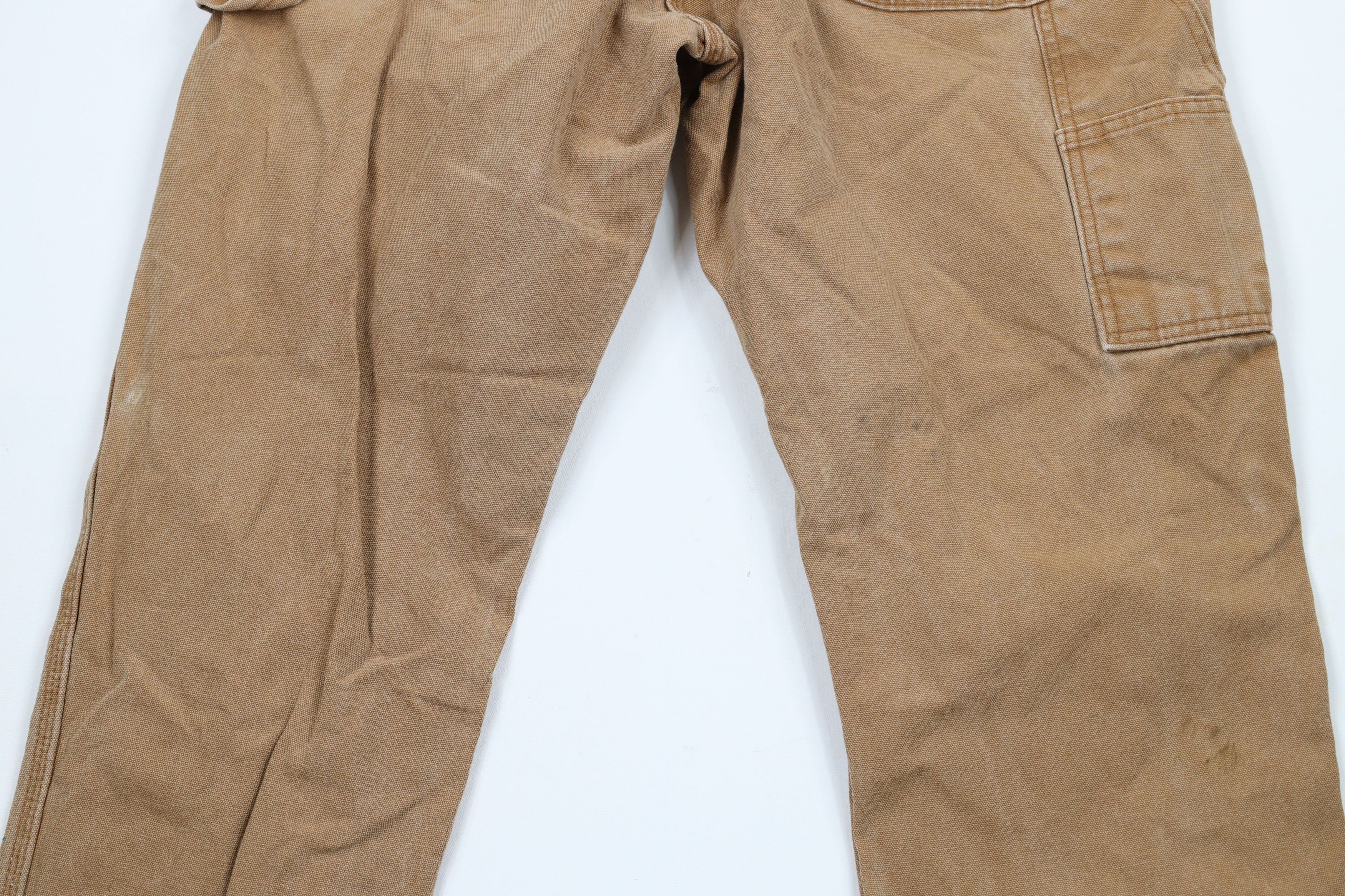 Dickies × Vintage Vintage Y2K Dickies Relaxed Canvas Wide Leg Dungaree Pants Size US 34 / EU 50 - 13 Thumbnail