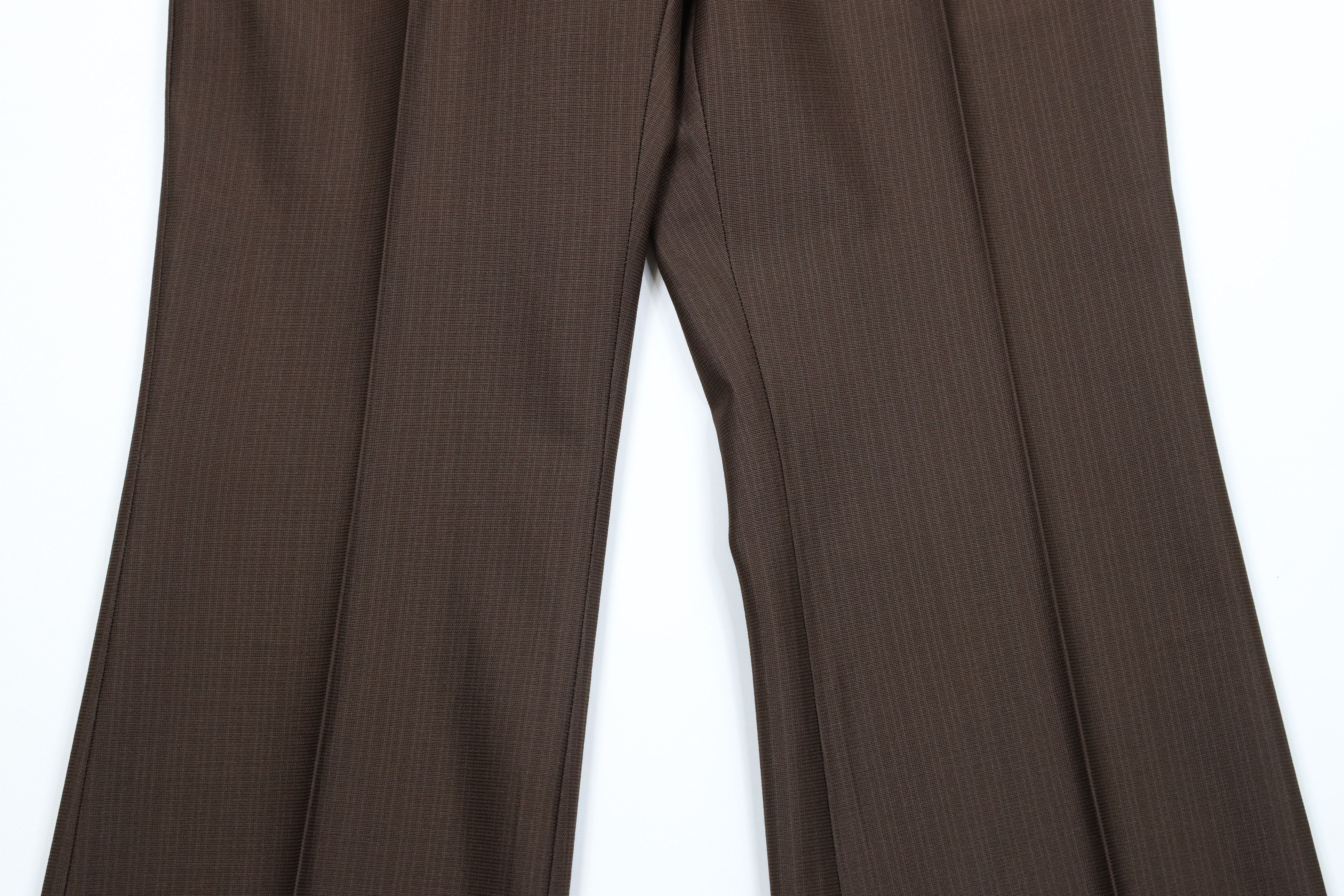 Vintage Vintage 70s Streetwear Knit Bell Bottoms Pants Brown USA Size US 30 / EU 46 - 3 Thumbnail