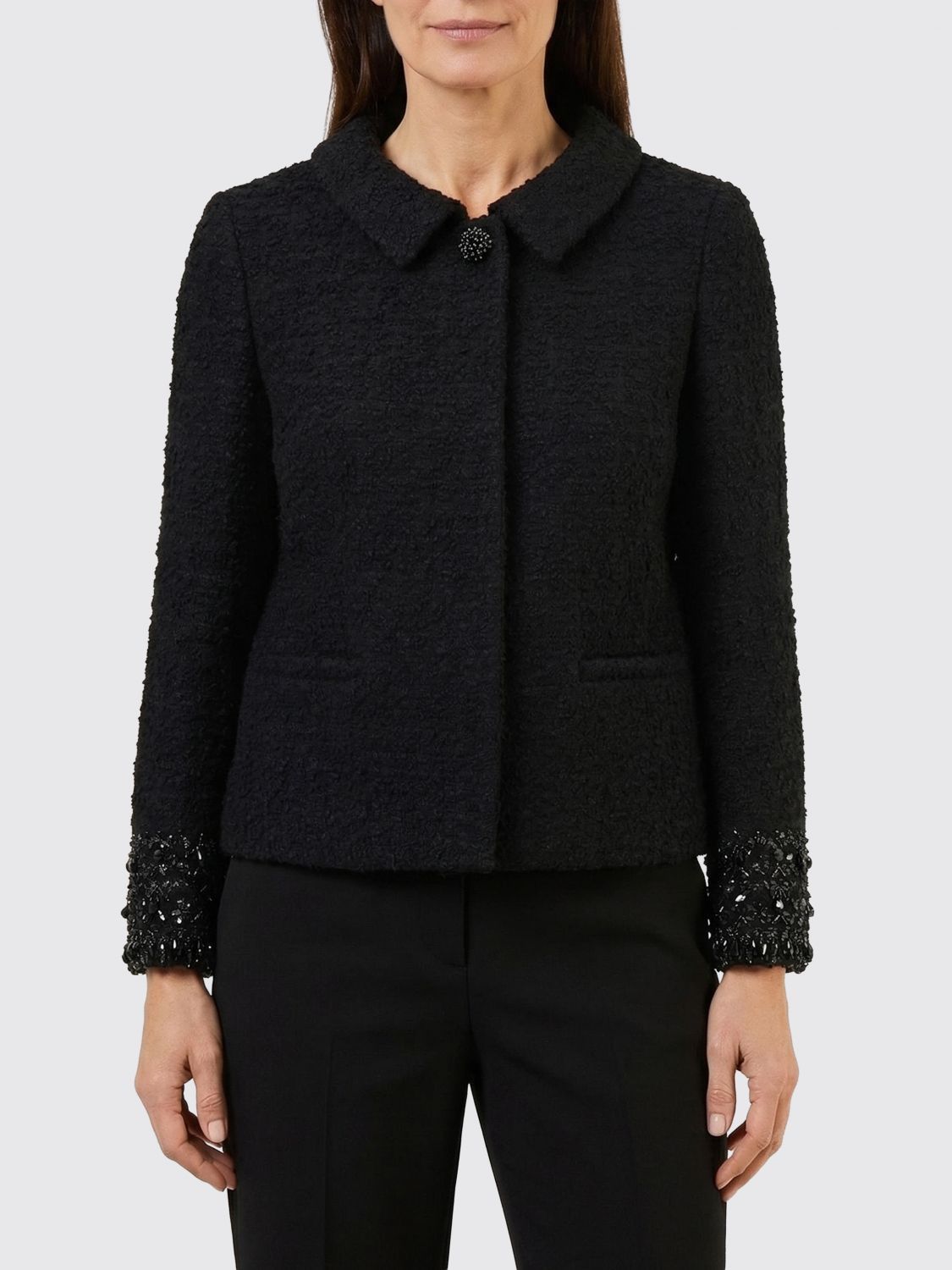 Valentino Valentino Jacket Woman Black Size L / US 10 / IT 46 - 1 Thumbnail