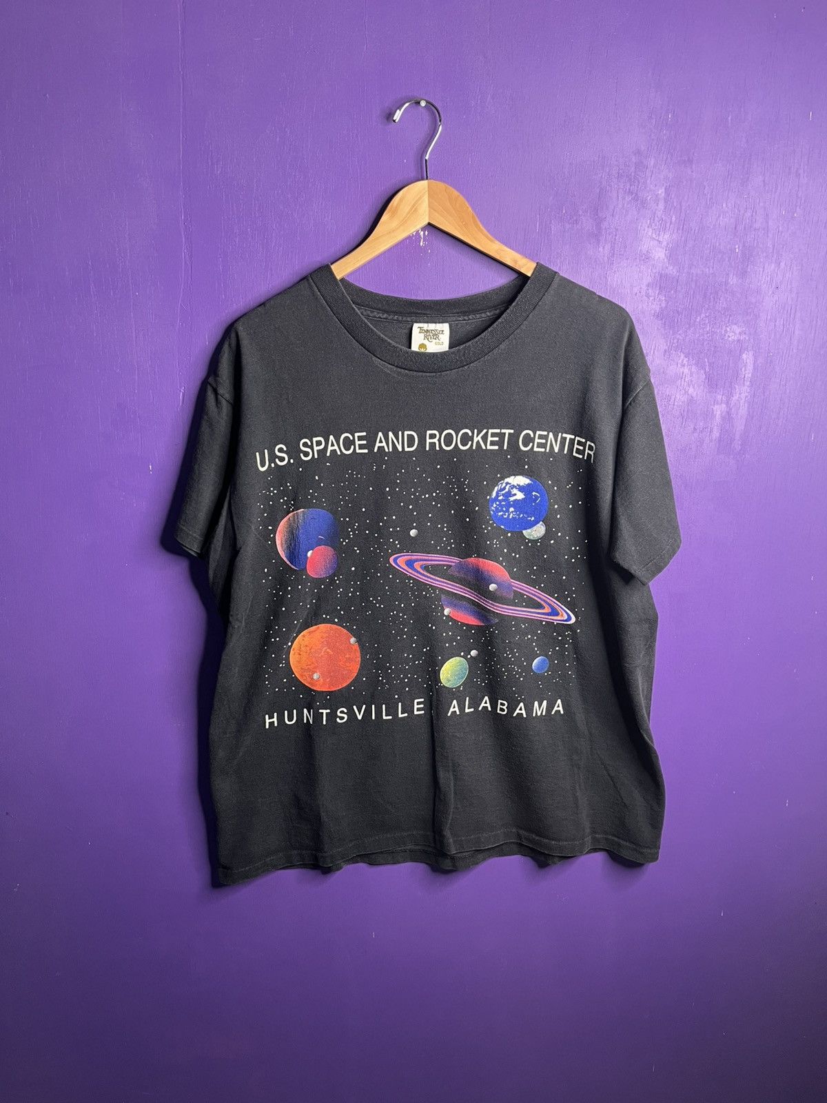 Vintage Vintage 90s Alabama space and rocket center t-shirt Size US L / EU 52-54 / 3 - 1 Thumbnail