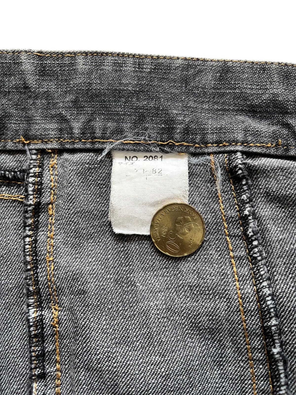 If Six Was Nine × Japanese Brand × Le Grande Bleu (L.G.B.) In the attic pocket zip distressed flared denim pants Size US 32 / EU 48 - 10 Thumbnail