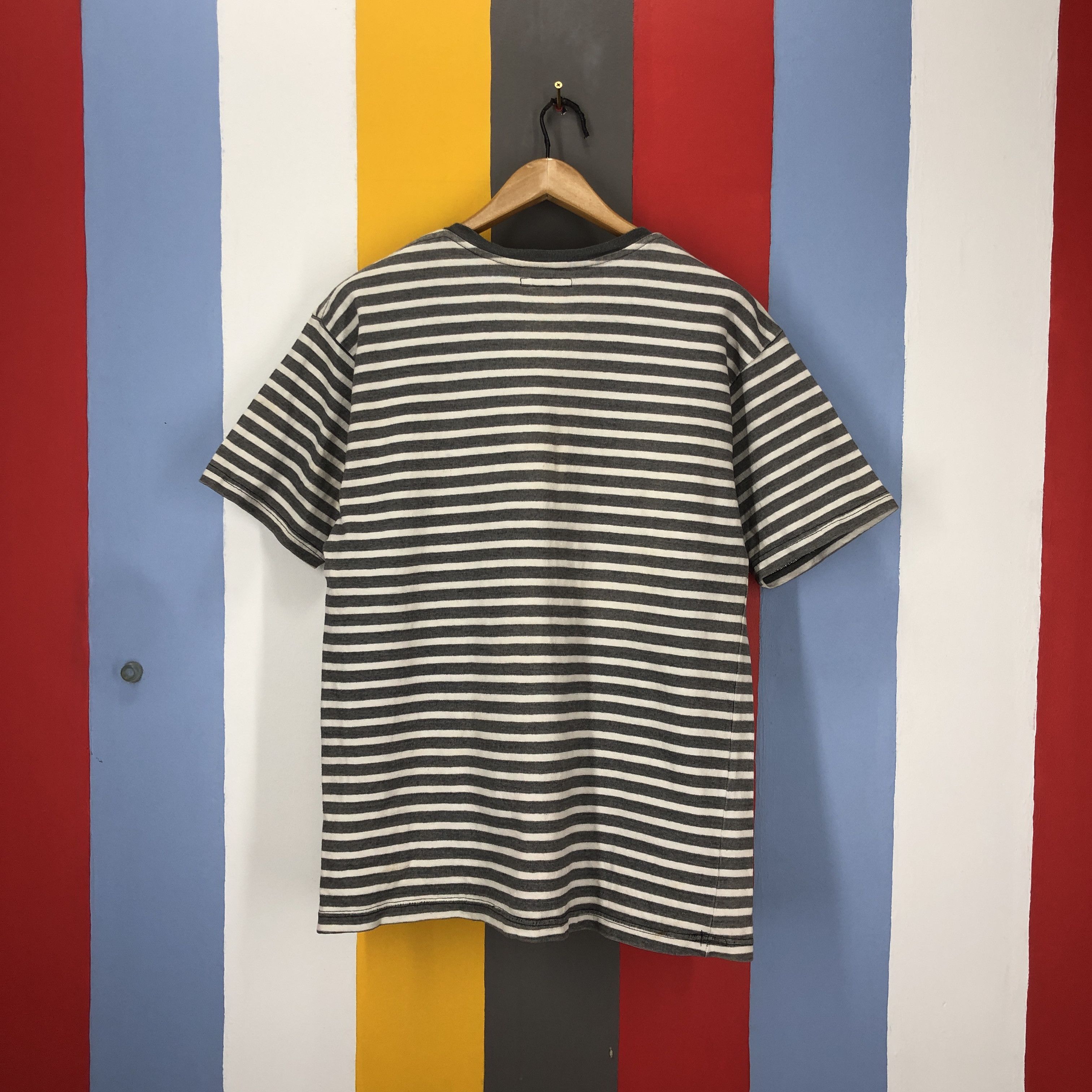 Blue Blue Japan BLUE BLUE Stripe T Shirt #1520/AZ Size US M / EU 48-50 / 2 - 10 Thumbnail