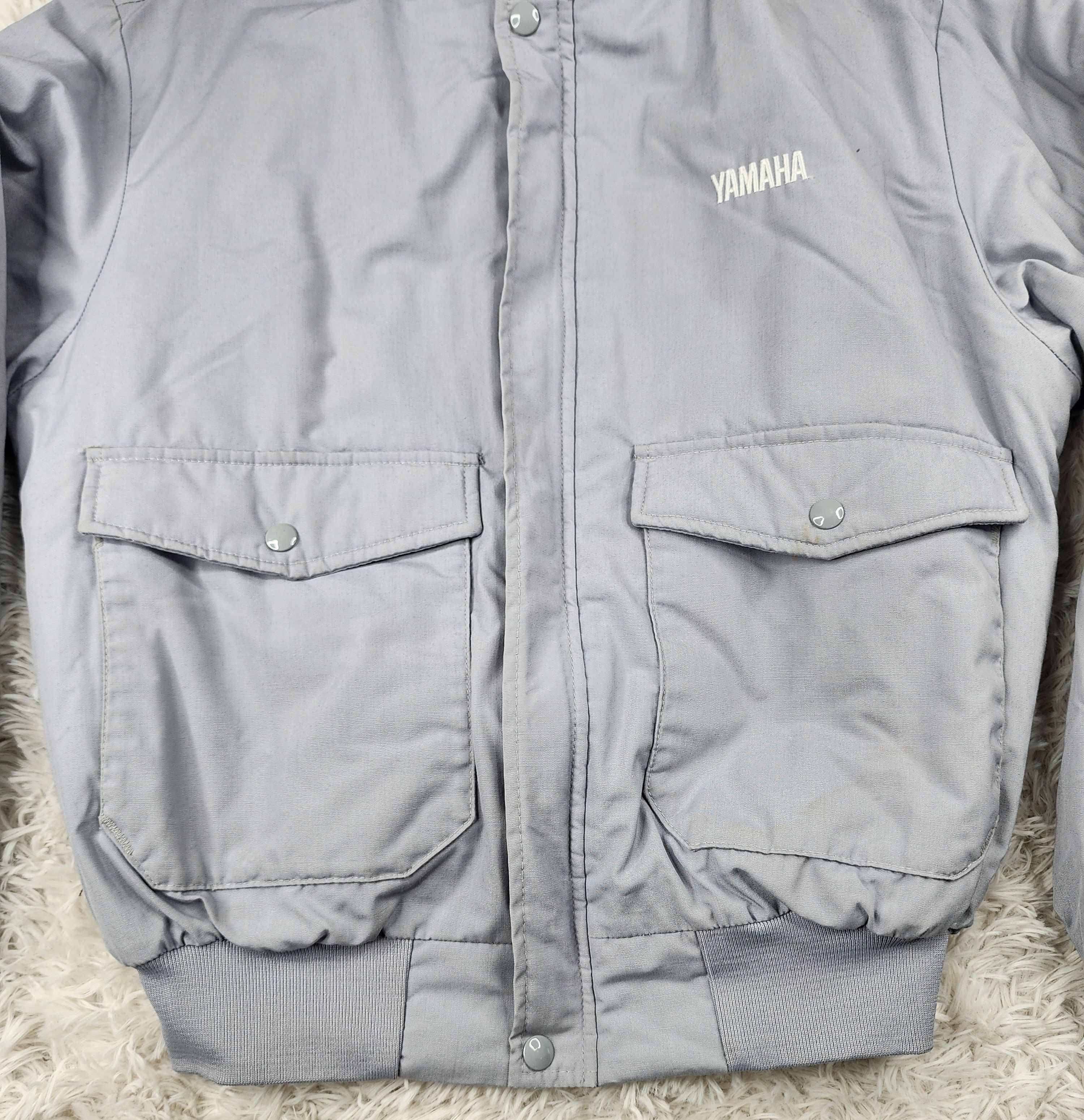 Yamaha Vintage Yamaha gray bomber jacket Size US M / EU 48-50 / 2 - 4 Thumbnail