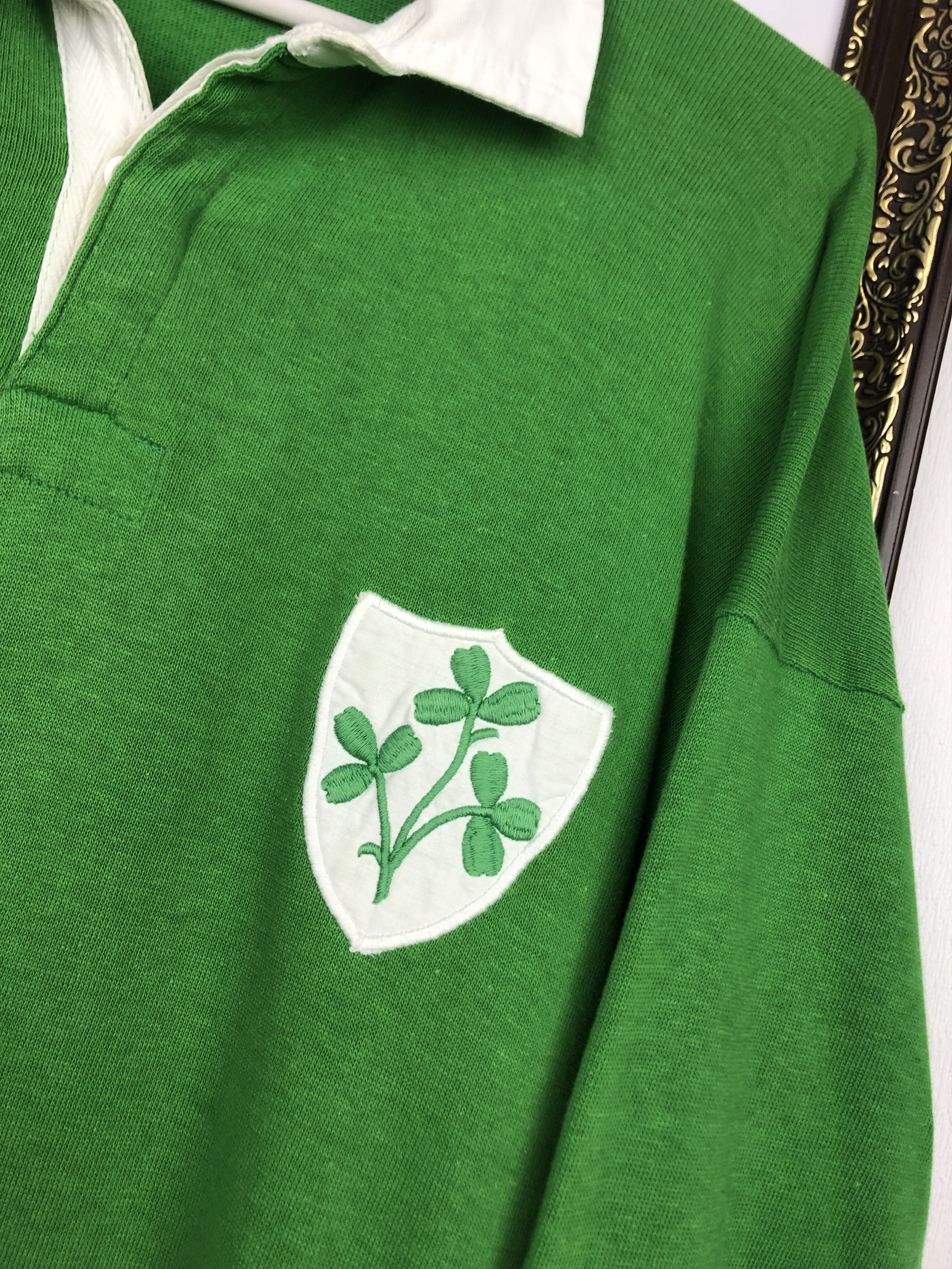 Umbro Vintage 90's 1992 Umbro Ireland Rugby Union Jersey Shirt Size US XL / EU 56 / 4 - 4 Thumbnail