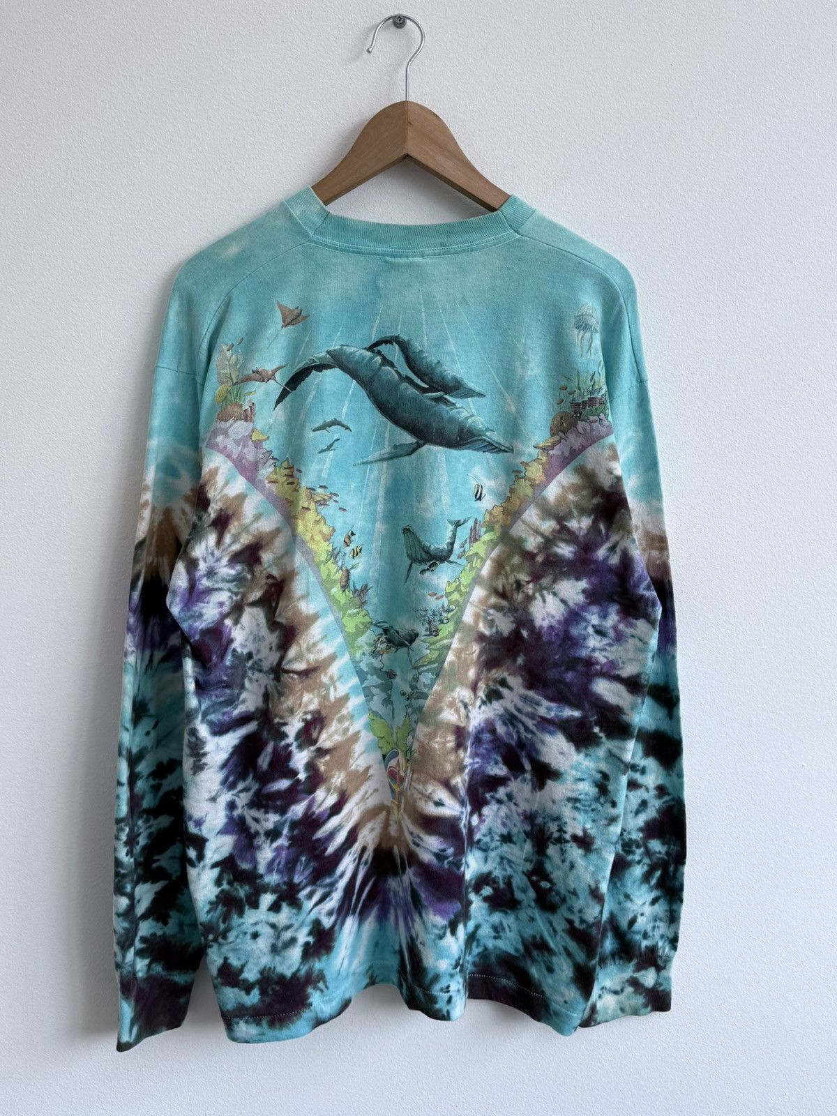 Liquid Blue Vintage 1990 Liquid Blue John Connell Ocean Long Sleeve Tee Size US XL / EU 56 / 4 - 7 Thumbnail