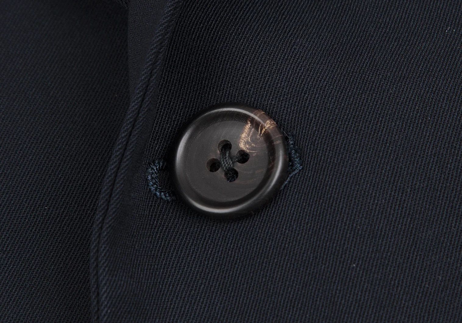 Yohji Yamamoto Yohji Yamamoto Wool Gabardine Jacket Navy S Size US S / EU 44-46 / 1 - 11 Thumbnail