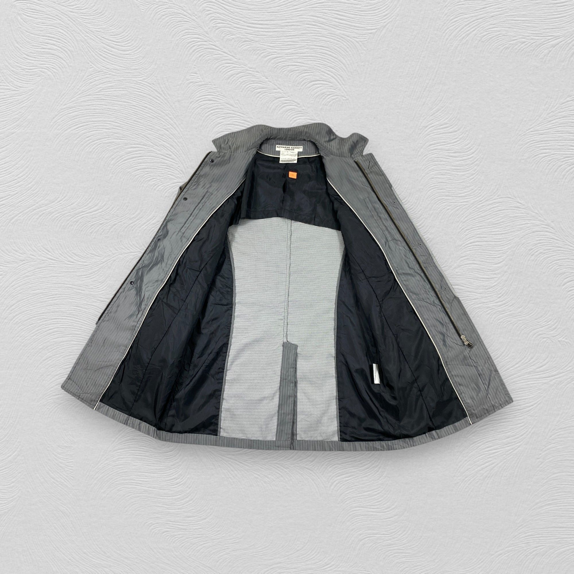 Japanese Brand Vintage Katharine Hamnett London Long Coats Jacket -J185 Size US S / EU 44-46 / 1 - 4 Thumbnail