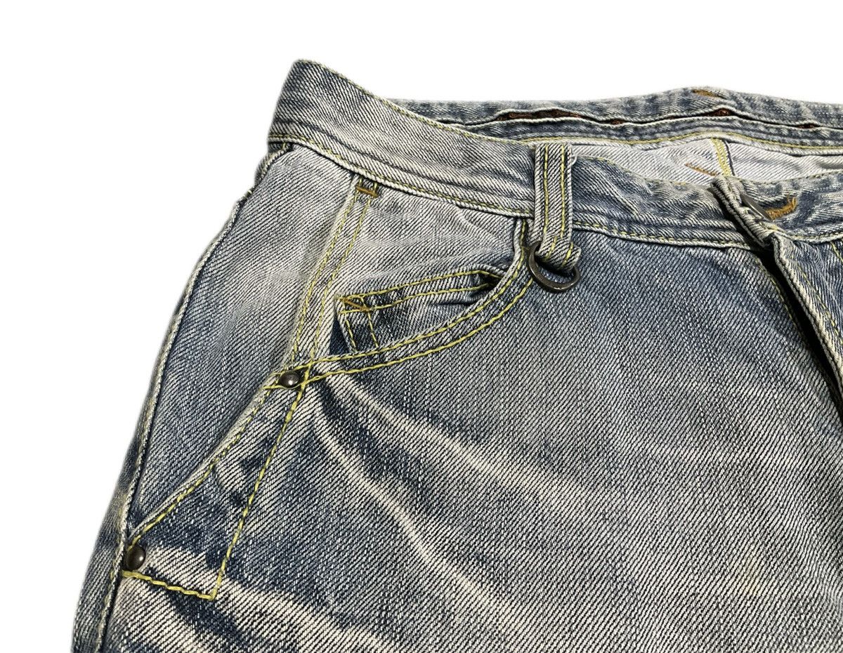 If Six Was Nine 🔥Sick Y2K Nicole Club For Men Flared Denim UK Flag Size US 30 / EU 46 - 4 Thumbnail