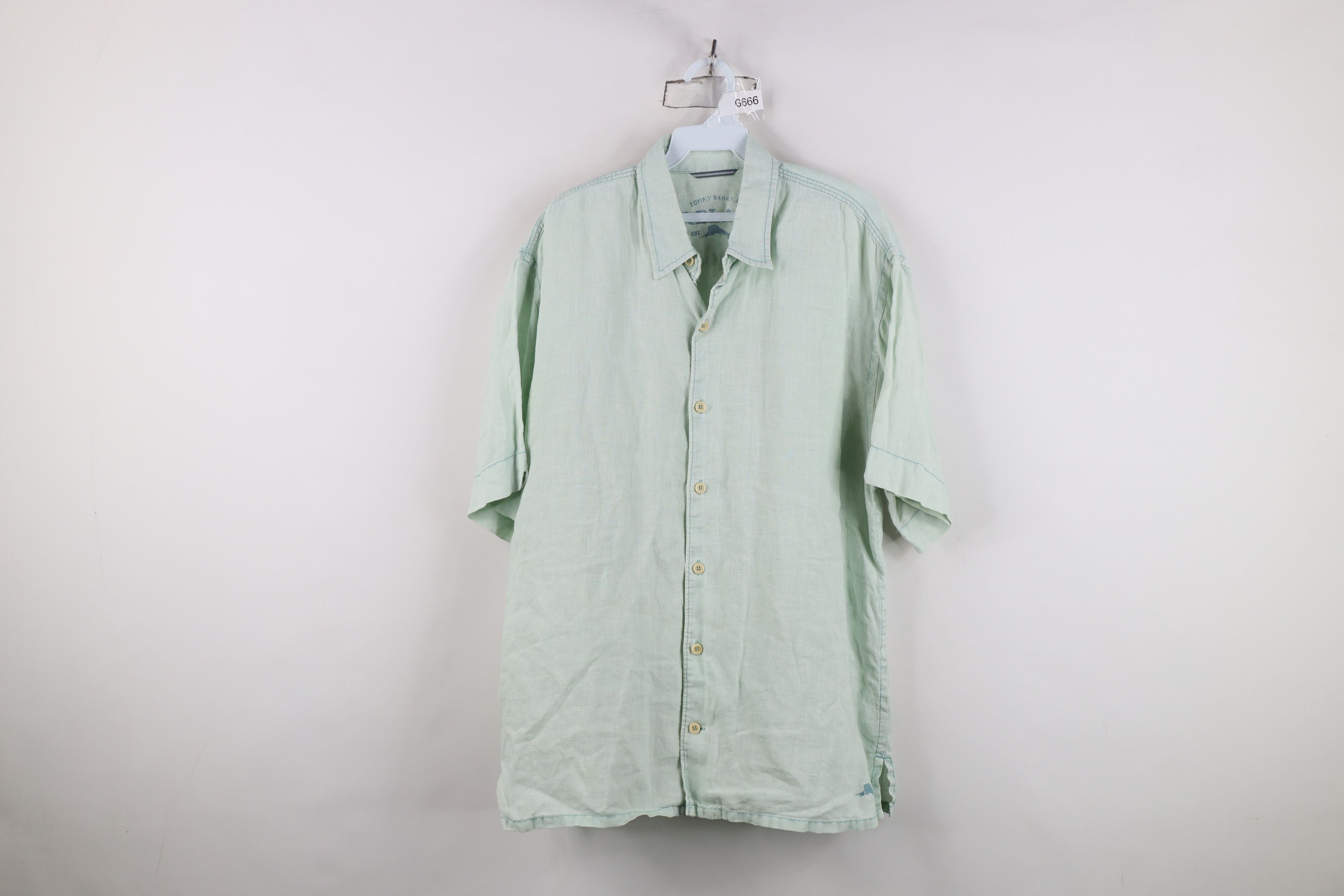 Tommy Bahama Vintage Tommy Bahama Relax Linen Short Sleeve Button Shirt Size US L / EU 52-54 / 3 - 1 Thumbnail