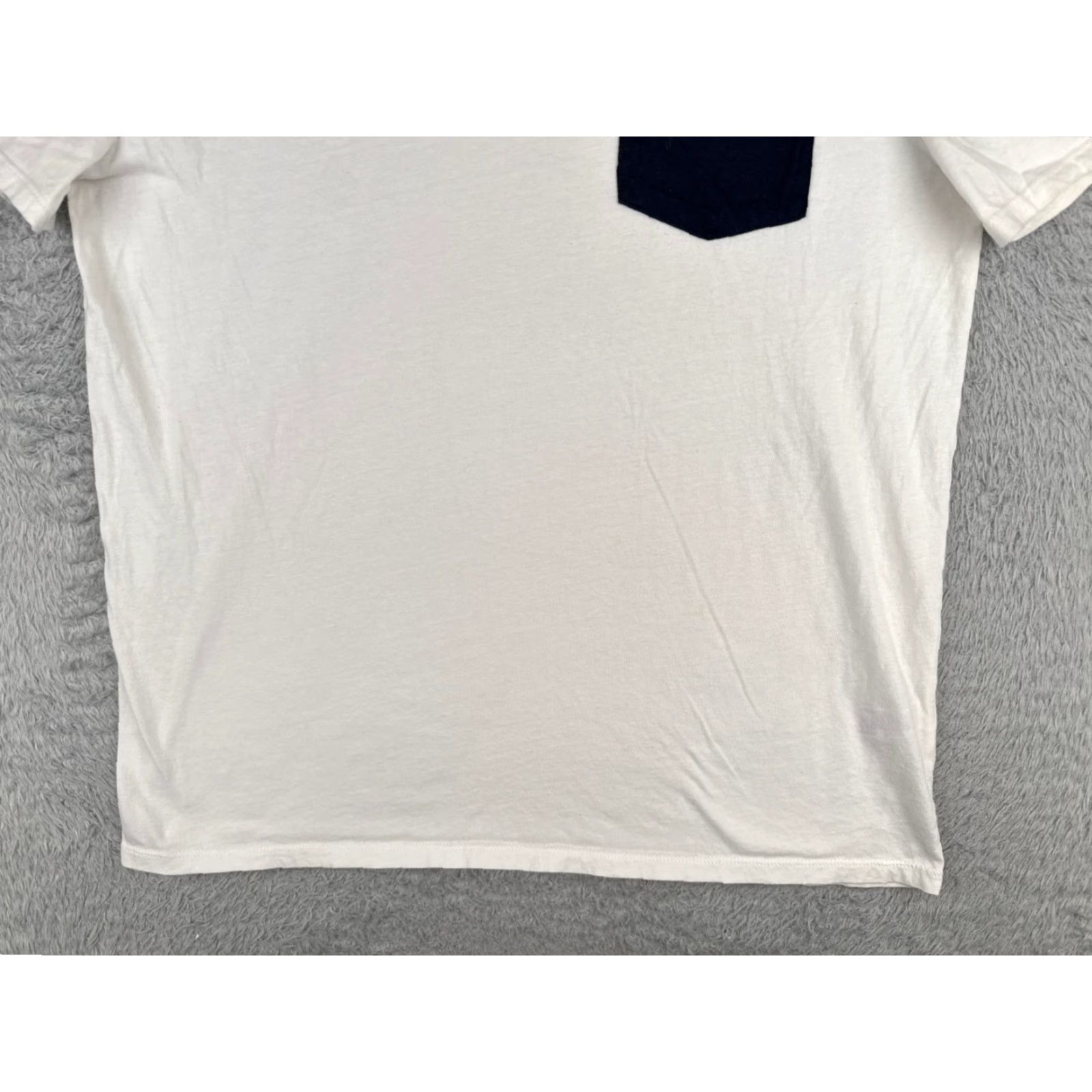 Tommy Hilfiger Tommy Hilfiger Shirt Men L White Short Sleeve Crew Neck Pocket Cotton Embroidered Logo American Mens Size US L / EU 52-54 / 3 - 5 Thumbnail