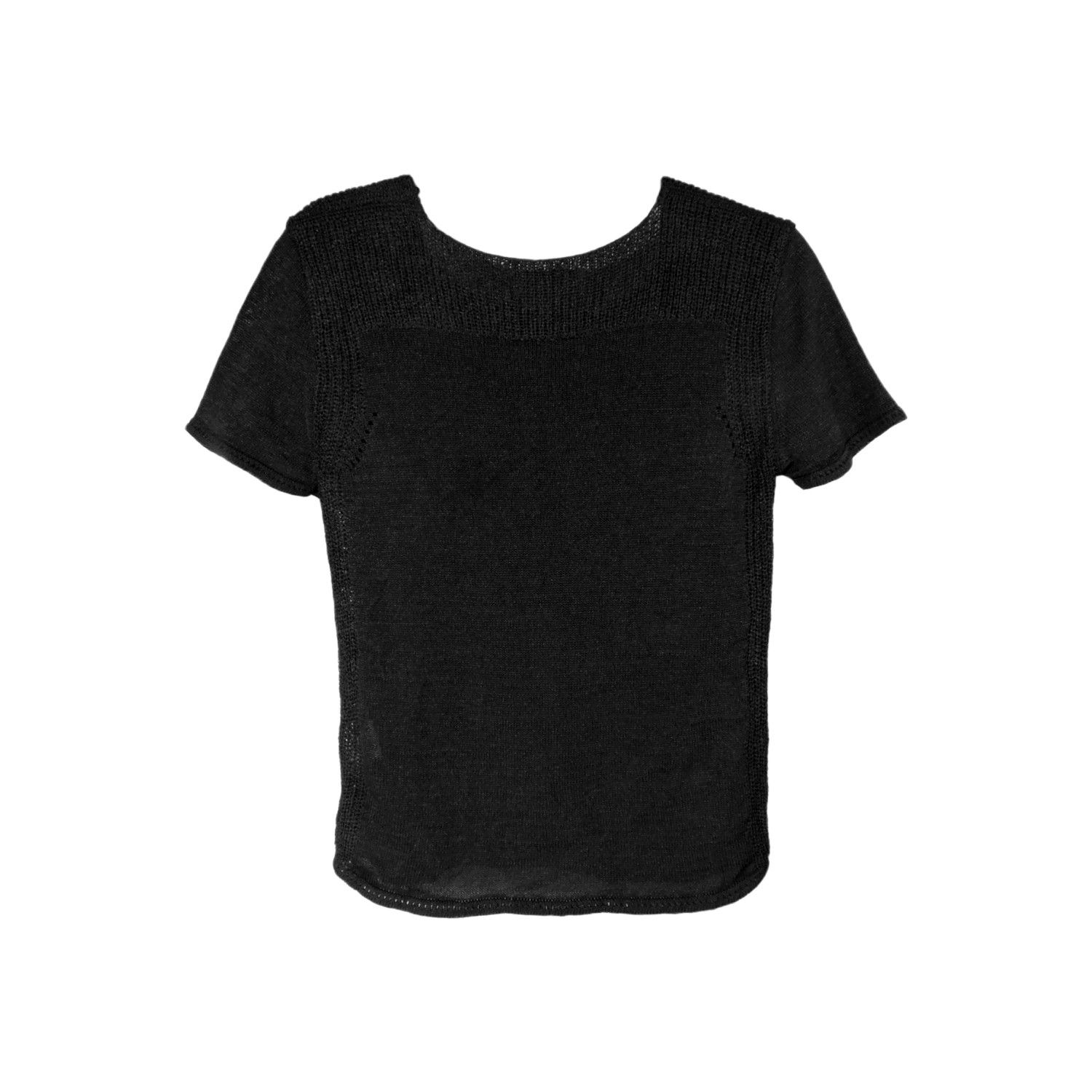 Fendi FENDI SMALL LOGO KNIT T-SHIRT Size M / US 6-8 / IT 42-44 - 2 Thumbnail