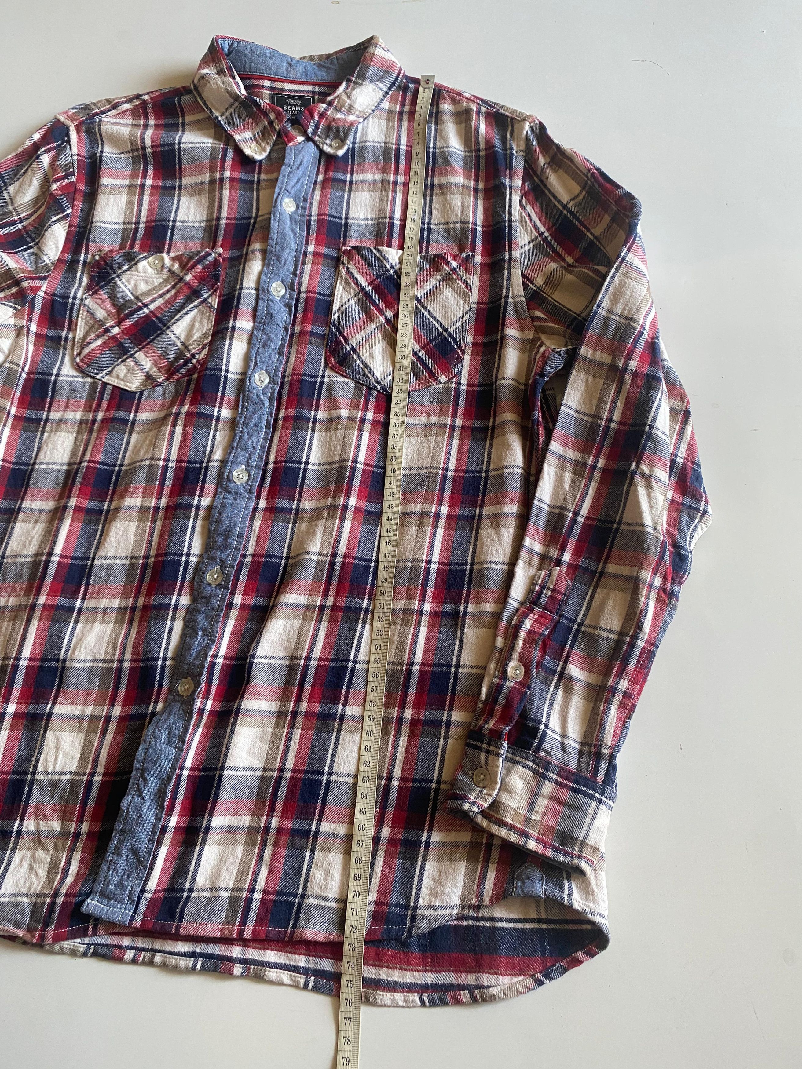 Japanese Brand Beams Flannel Shirt Size US M / EU 48-50 / 2 - 3 Thumbnail