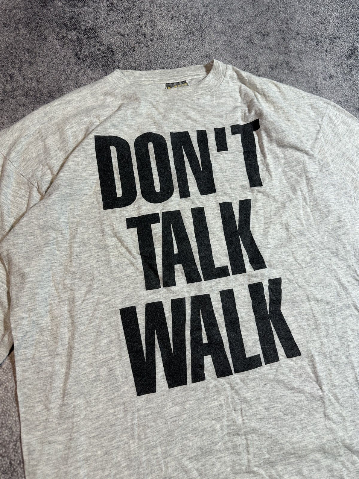 Vintage Y2K Vintage Art Don’t Talk Walk T-shirt Streetwear USA XL Size US XL / EU 56 / 4 - 2 Thumbnail