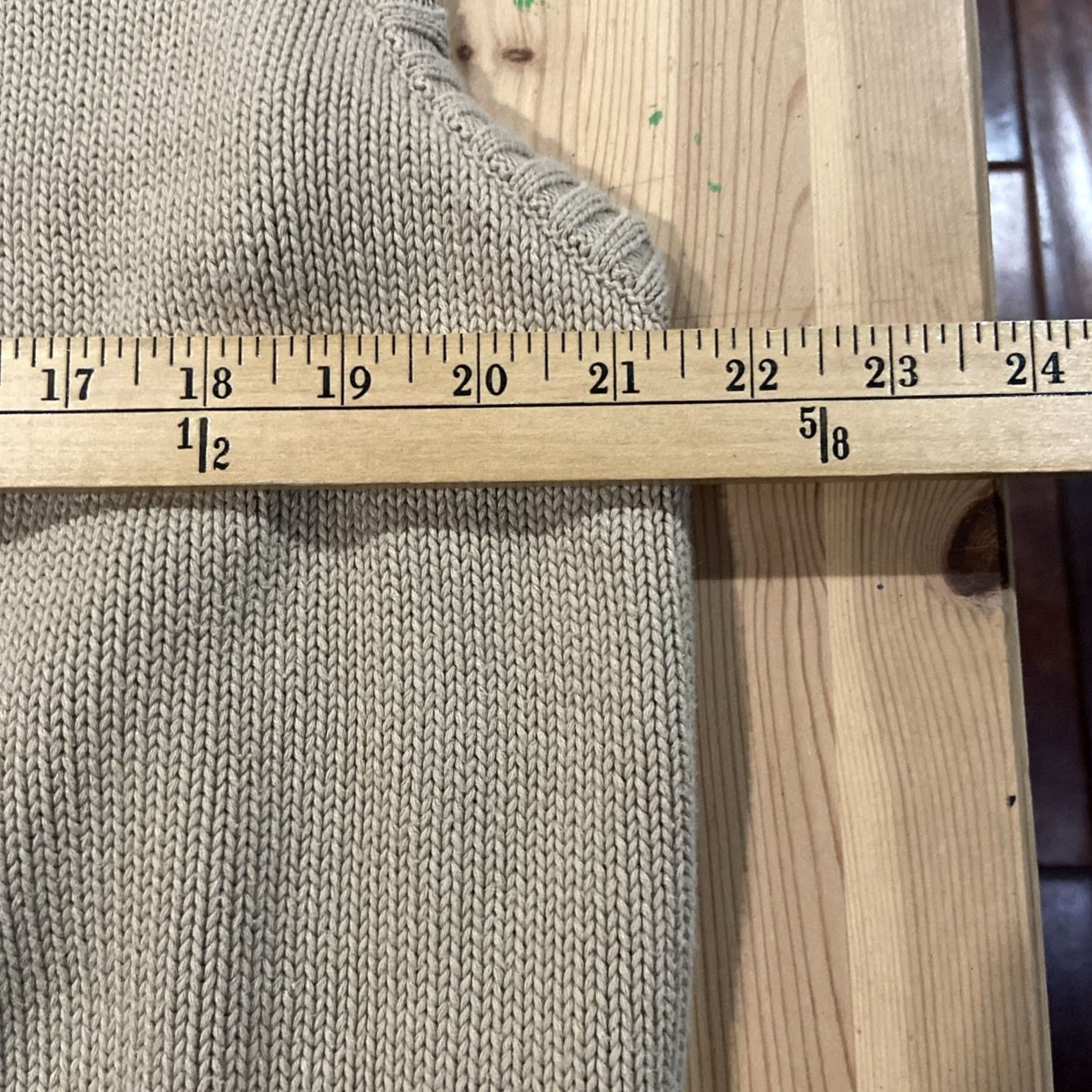 Ralph Lauren VINTAGE Ralph Lauren Polo 90s Tan Brown Cotton V-Neck Knit Sweater Vest XL Men Size US XL / EU 56 / 4 - 6 Thumbnail