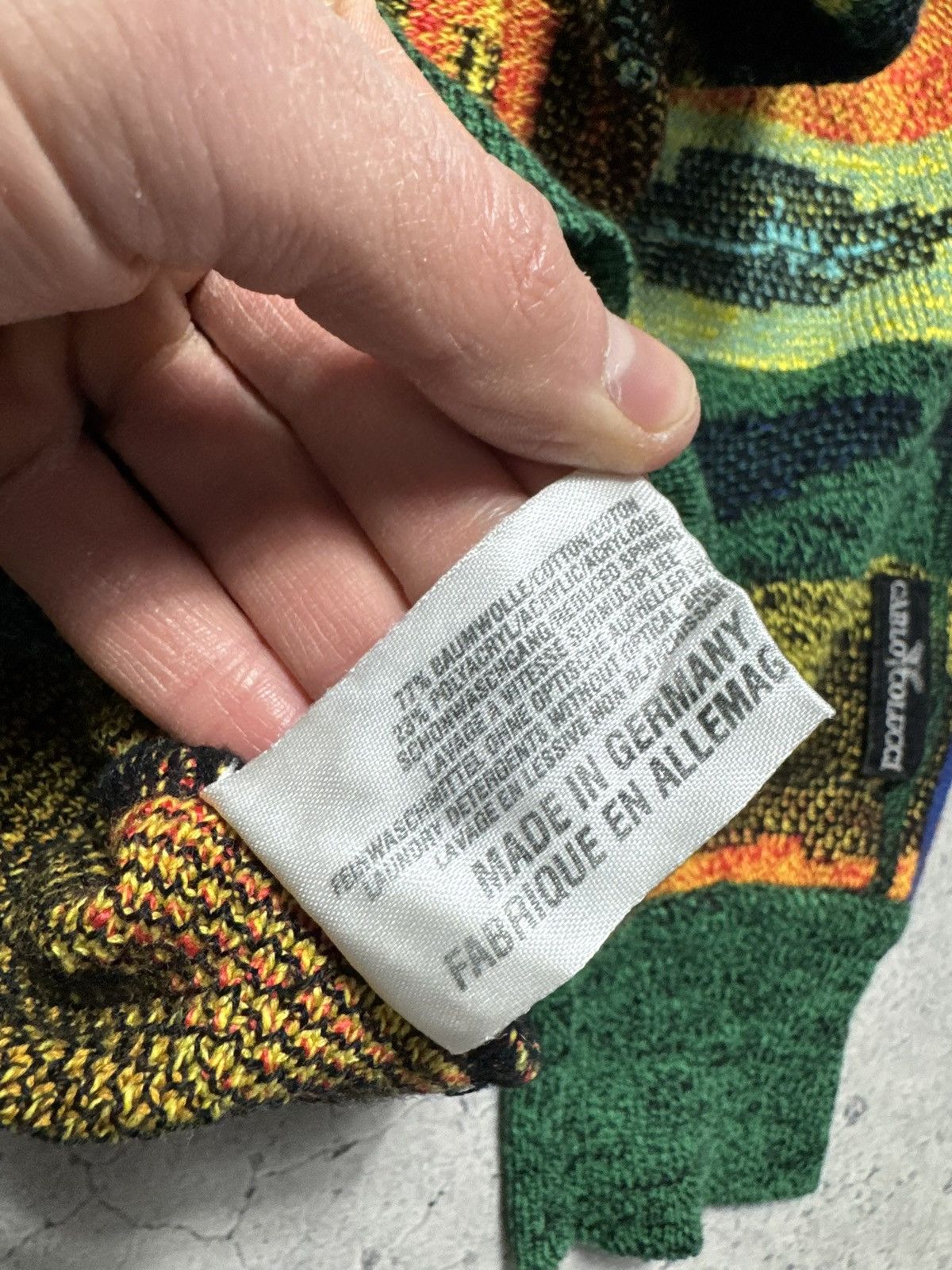 Carlo Colucci Carlo Colucci Coogi Monogram Sweater Size 54 Size US L / EU 52-54 / 3 - 8 Thumbnail