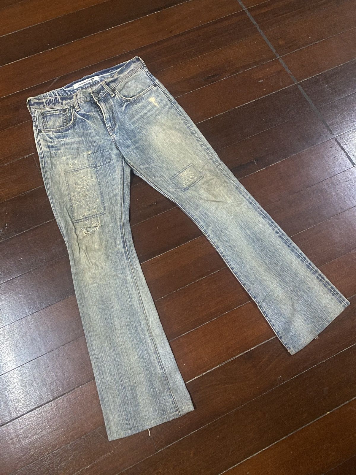 Edwin EDWIN EXCLUSIVE VINTAGE XV JEANS bootcut wide leg rework Size US 33 - 2 Thumbnail