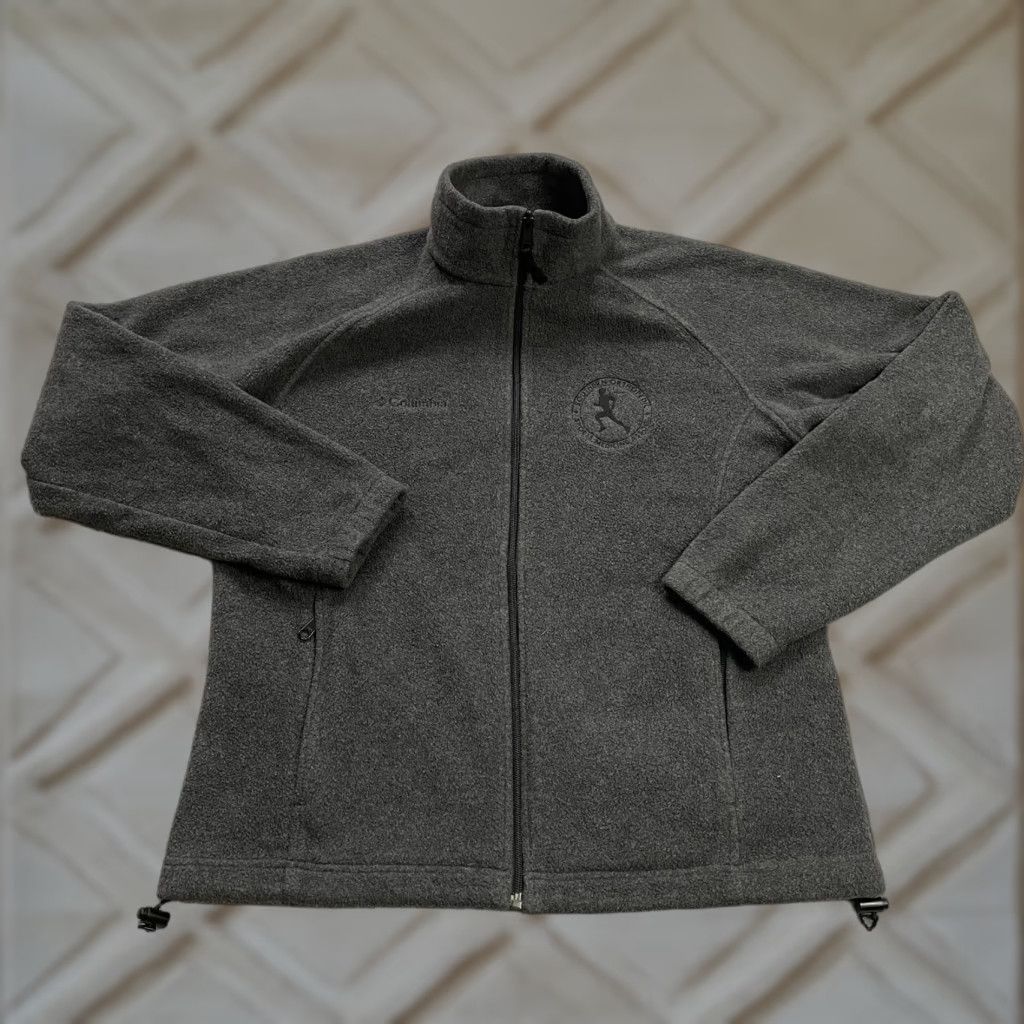 Vintage Columbia Benton Springs Fleece Jacket Womens Large Gray Full Zip Outdoor Hiking Size L / US 10 / IT 46 - 1 Thumbnail