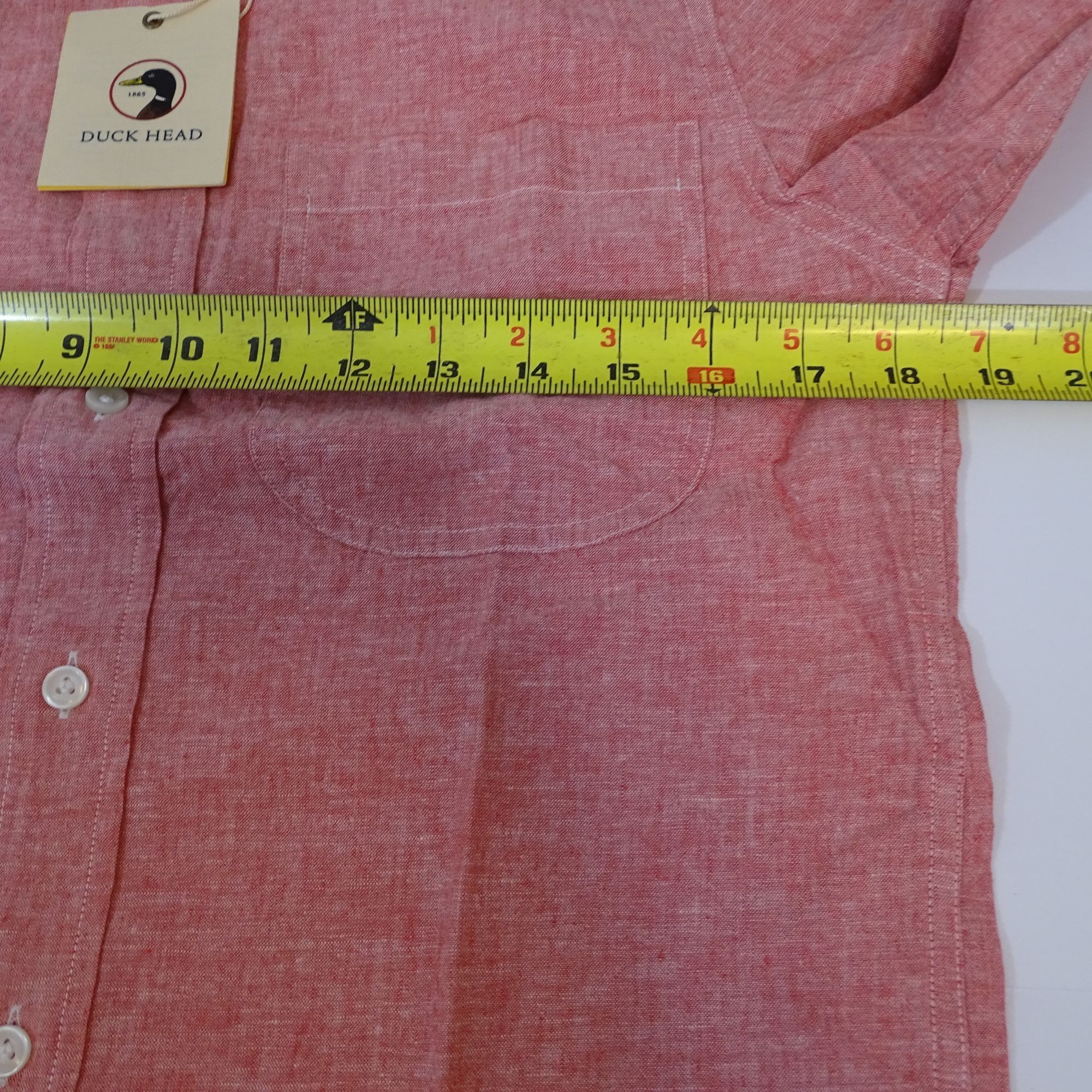 Duck Head Duck Head Wallace Men Red Button Down Collar Shirt Size XS Size US XS / EU 42 / 0 - 11 Thumbnail