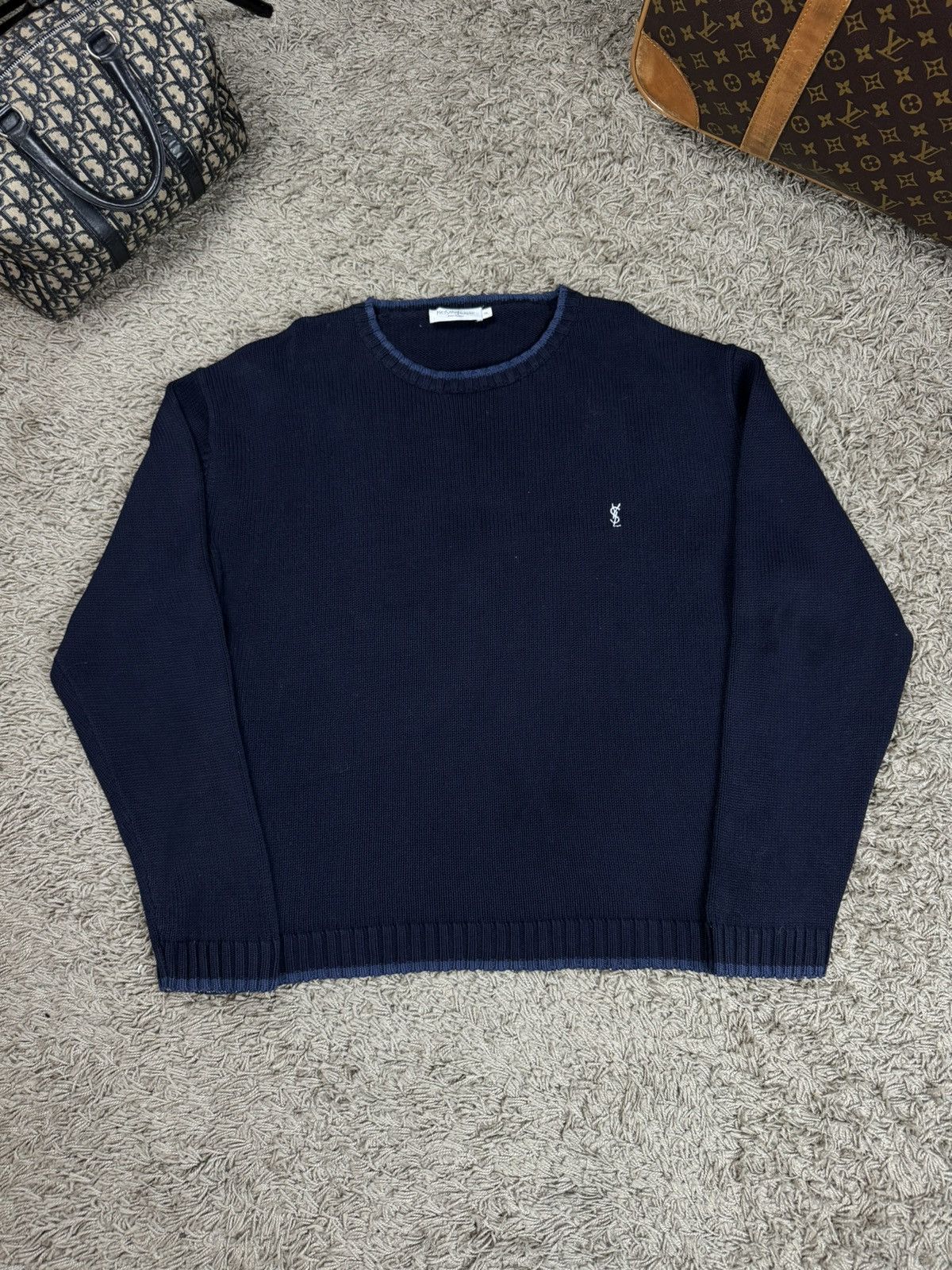 Yves Saint Laurent Vintage sweater Yves Saint Laurent 90s original luxury item Size US XXL / EU 58 / 5 - 1 Thumbnail