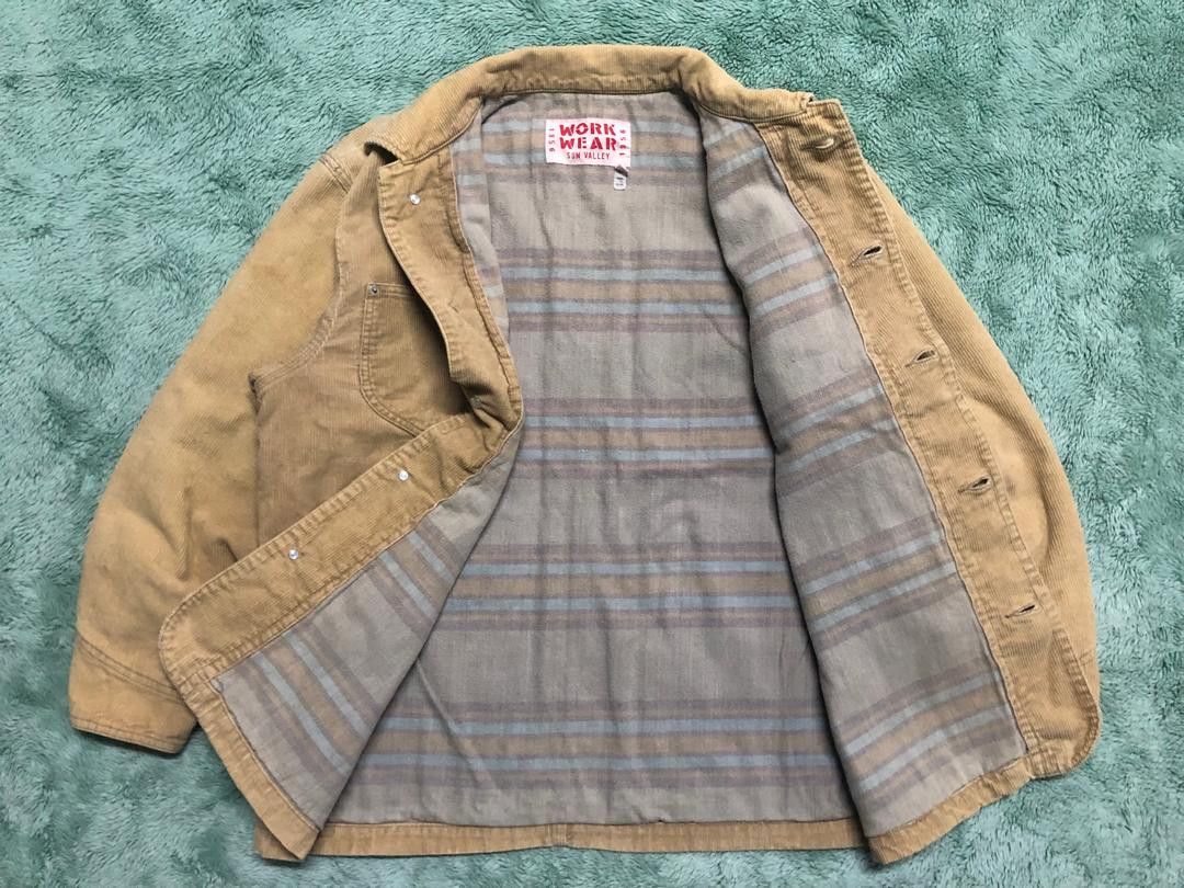 Japanese Brand JAPANESE BRAND SUN VALLEY WORK WEAR CORDUROY JACKET Size US M / EU 48-50 / 2 - 3 Thumbnail