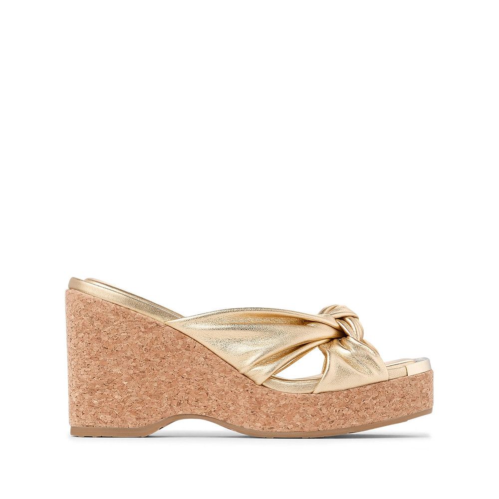Jimmy Choo Jimmy Choo GOLD Sandals Size US 6 / IT 36 - 1 Thumbnail