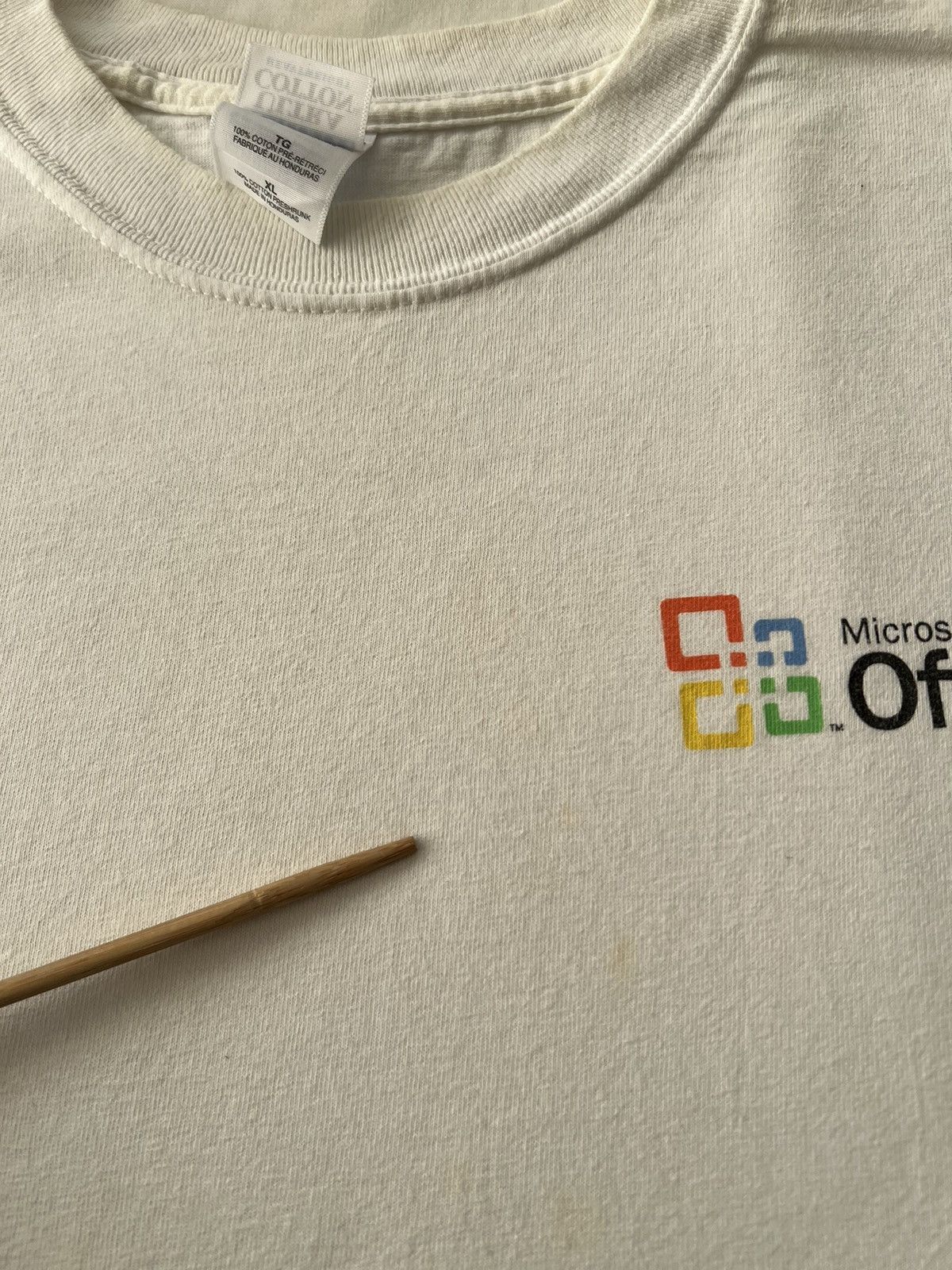 Microsoft Vintage 2003 Microsoft Office Technology Promo T-shirt Size US XL / EU 56 / 4 - 7 Thumbnail