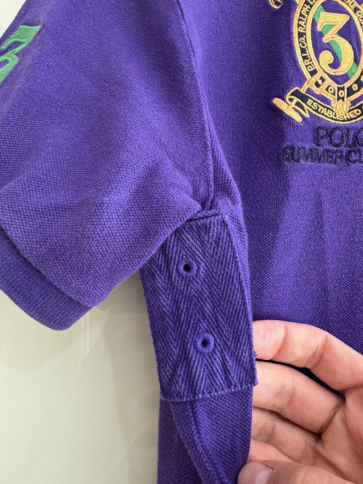 Polo Ralph Lauren × Ralph Lauren × Vintage Vintage Polo Ralph Lauren Summer Classic Polo T-Shirt Rare Size US M / EU 48-50 / 2 - 7 Thumbnail
