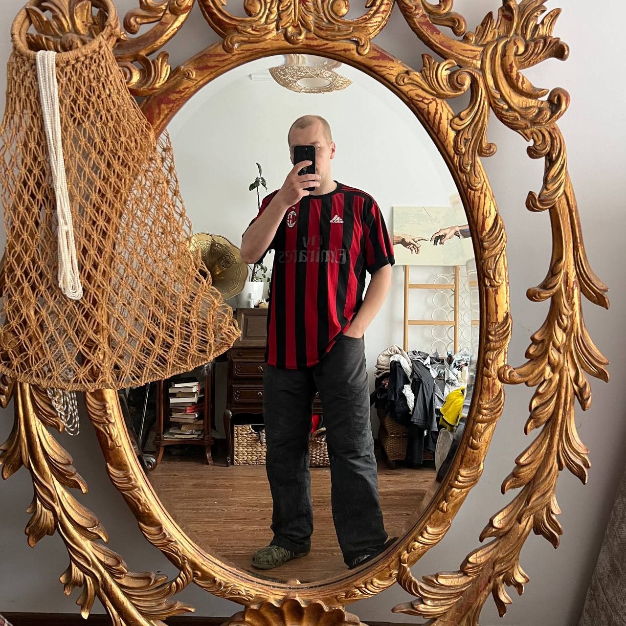 Adidas Adidas AC Milan soccer jersey 2017 Sz XXL Size US XXL / EU 58 / 5 - 4 Thumbnail