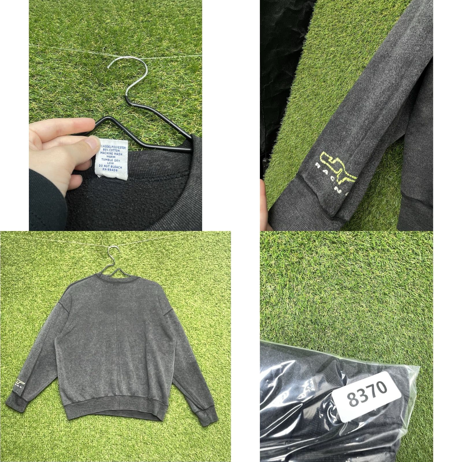Vintage JT Racing Sweatshirt Mens Large Gray Crewneck Pullover 90s Vintage 00s Casual Moto X Logo Embroidered Mens Large Gray Size US L / EU 52-54 / 3 - 8 Thumbnail