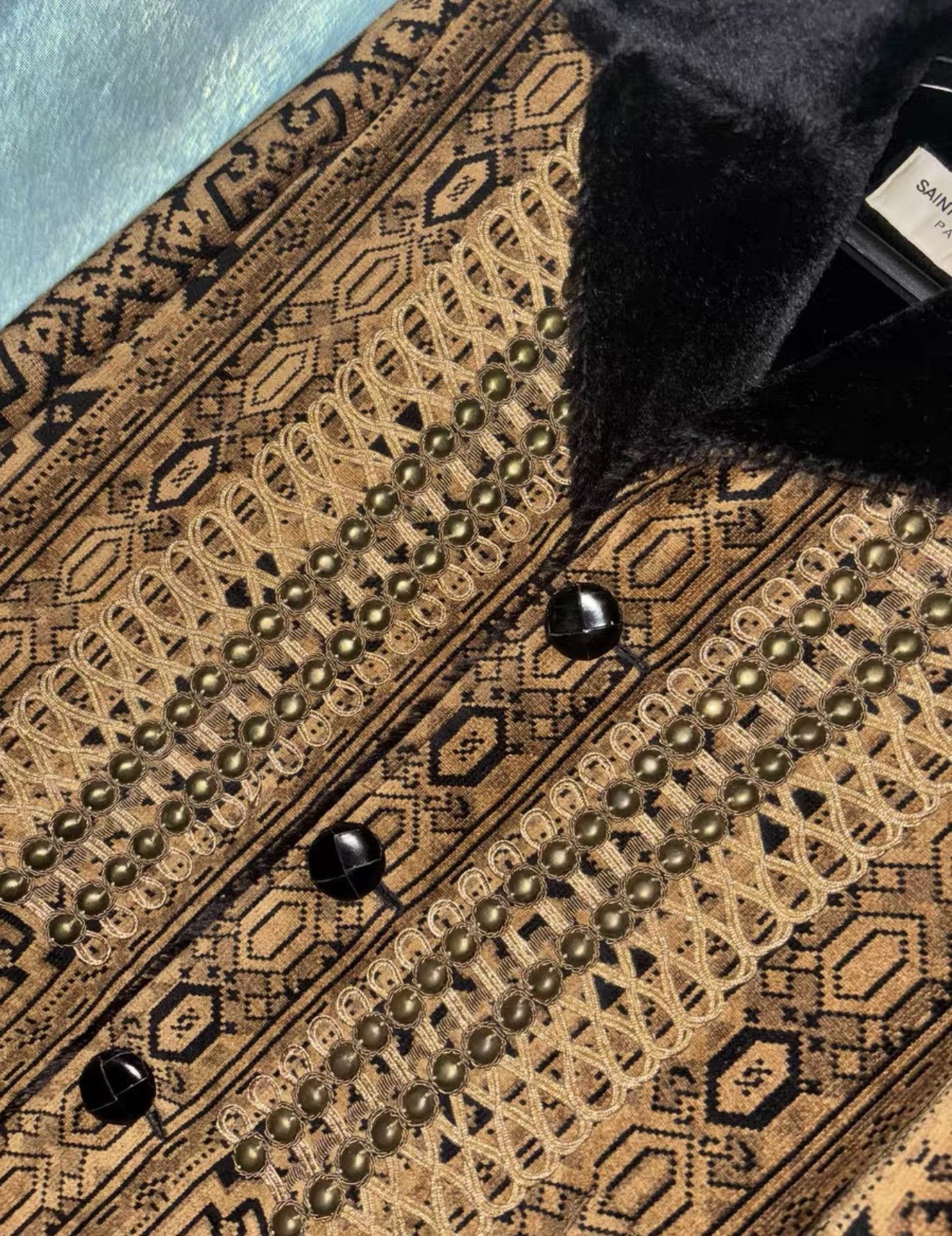 Saint Laurent Paris Saint Laurent Paris FW16 Runway Coat Sz. 44 Size US S / EU 44-46 / 1 - 3 Thumbnail